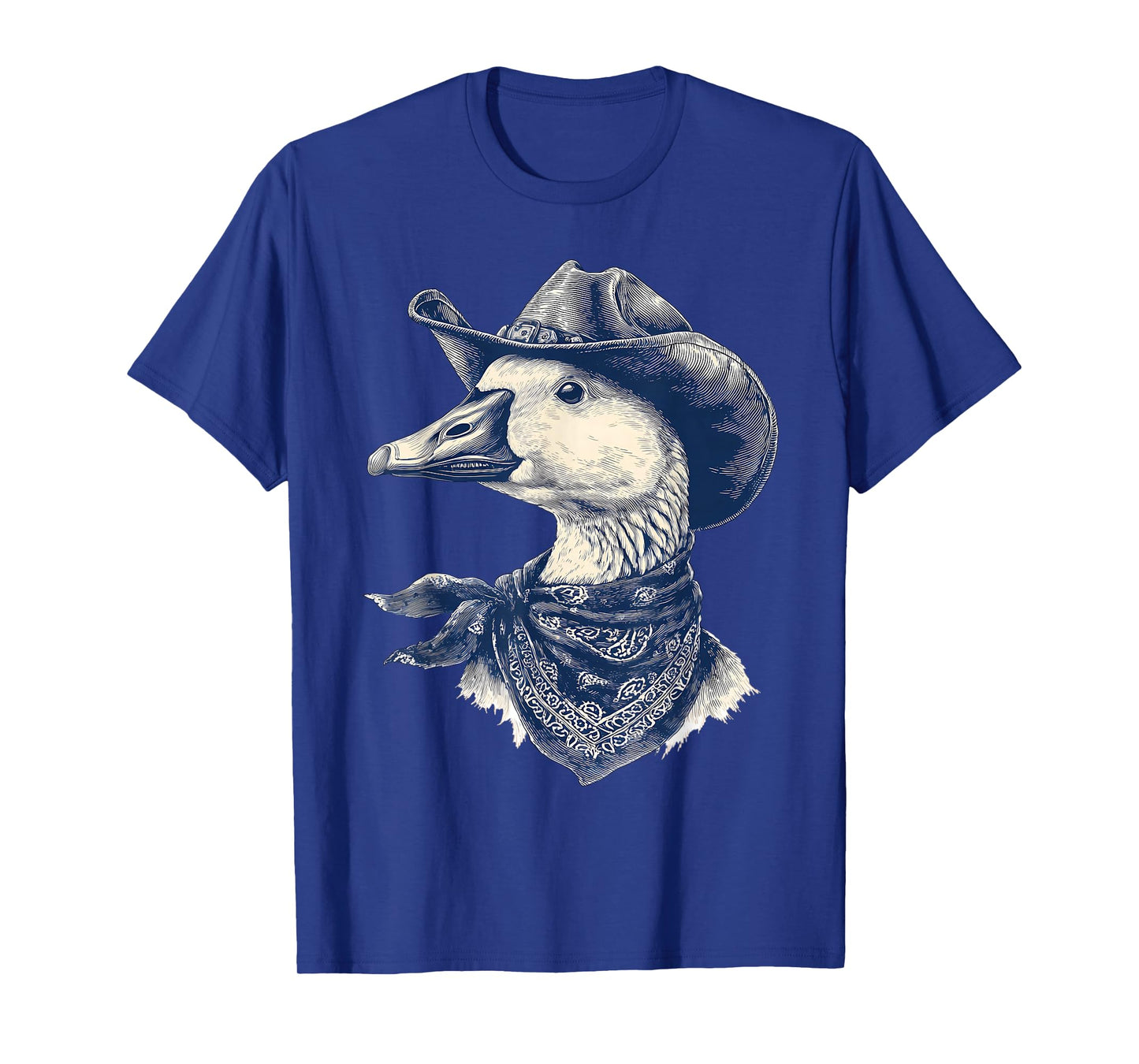 Goose Cowboy Vintage Rodeo Cowgirl Western Country T-Shirt