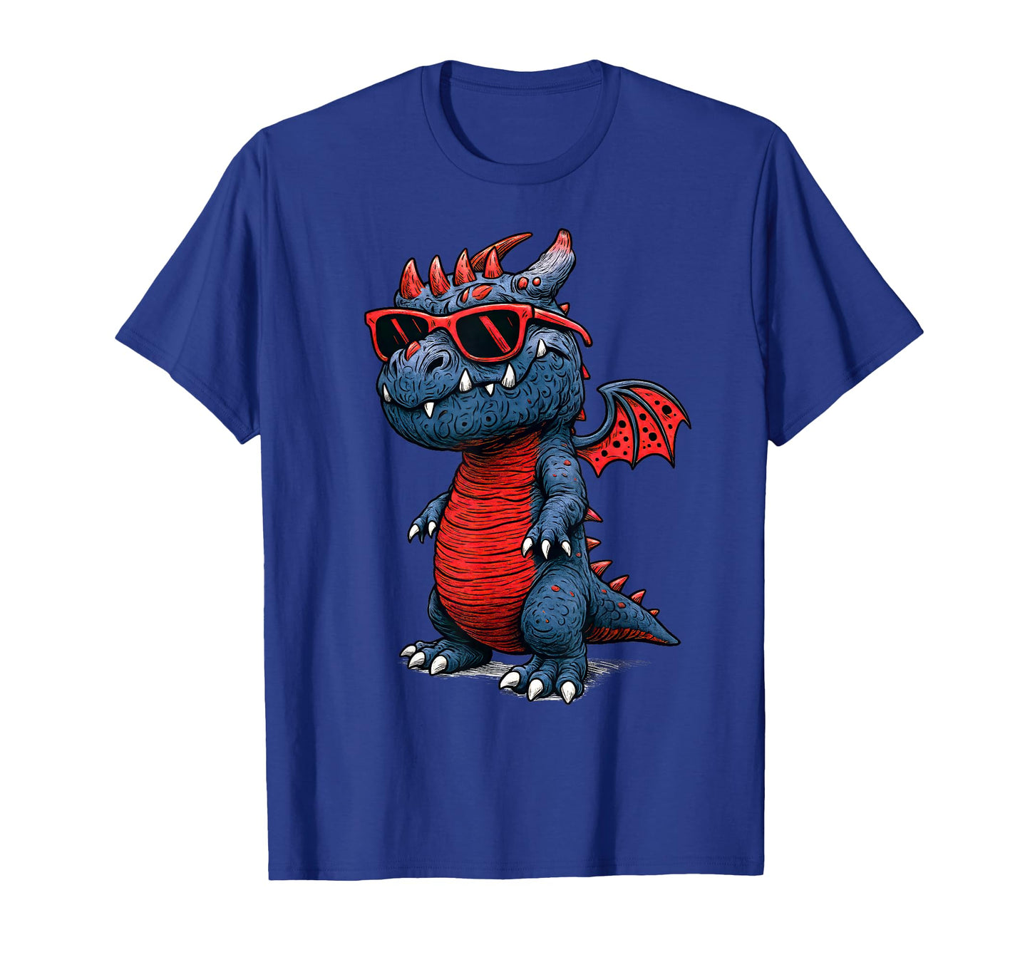 Dragon in Bold Shades Sunglasses for Kid Boy Toddler Vintage T-Shirt
