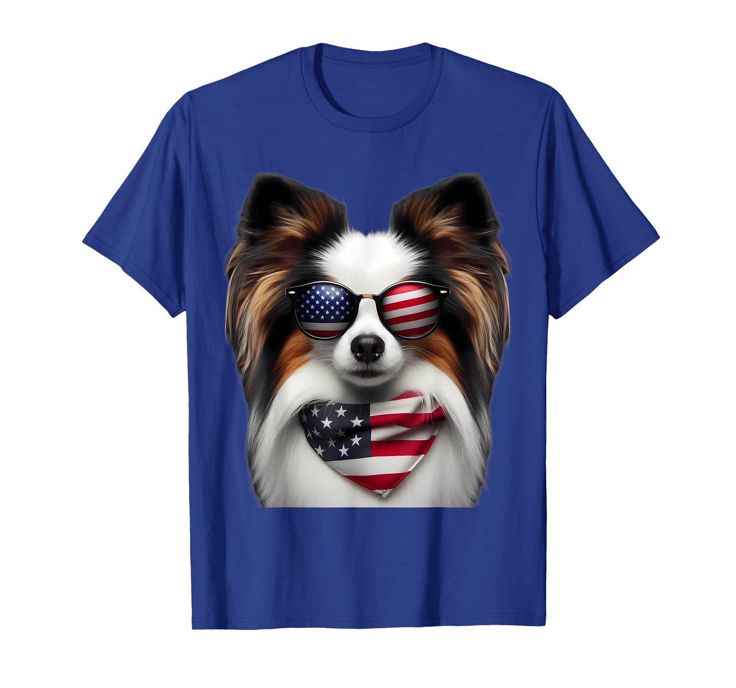 American Papillion Dog 4th Of July Incependence Day Owner T-Shirt