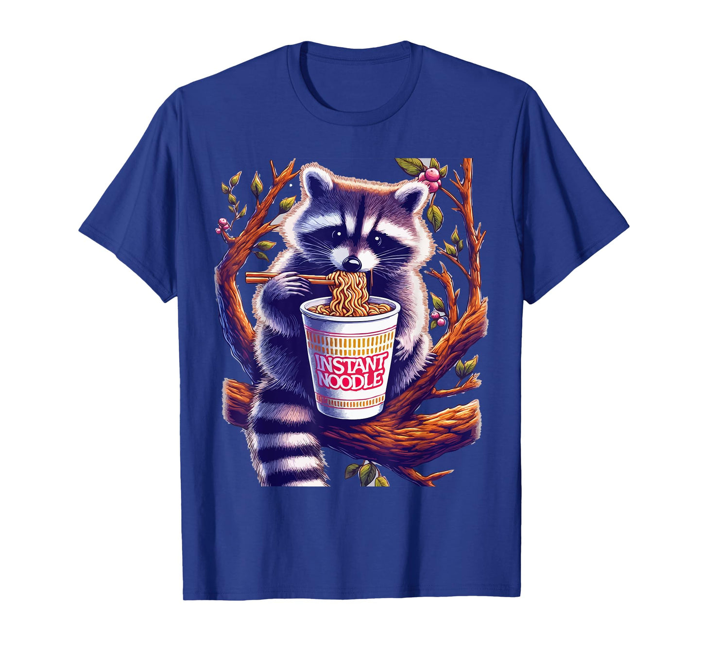 Raccoon Eating Instant Noodle Cup T-Shirt