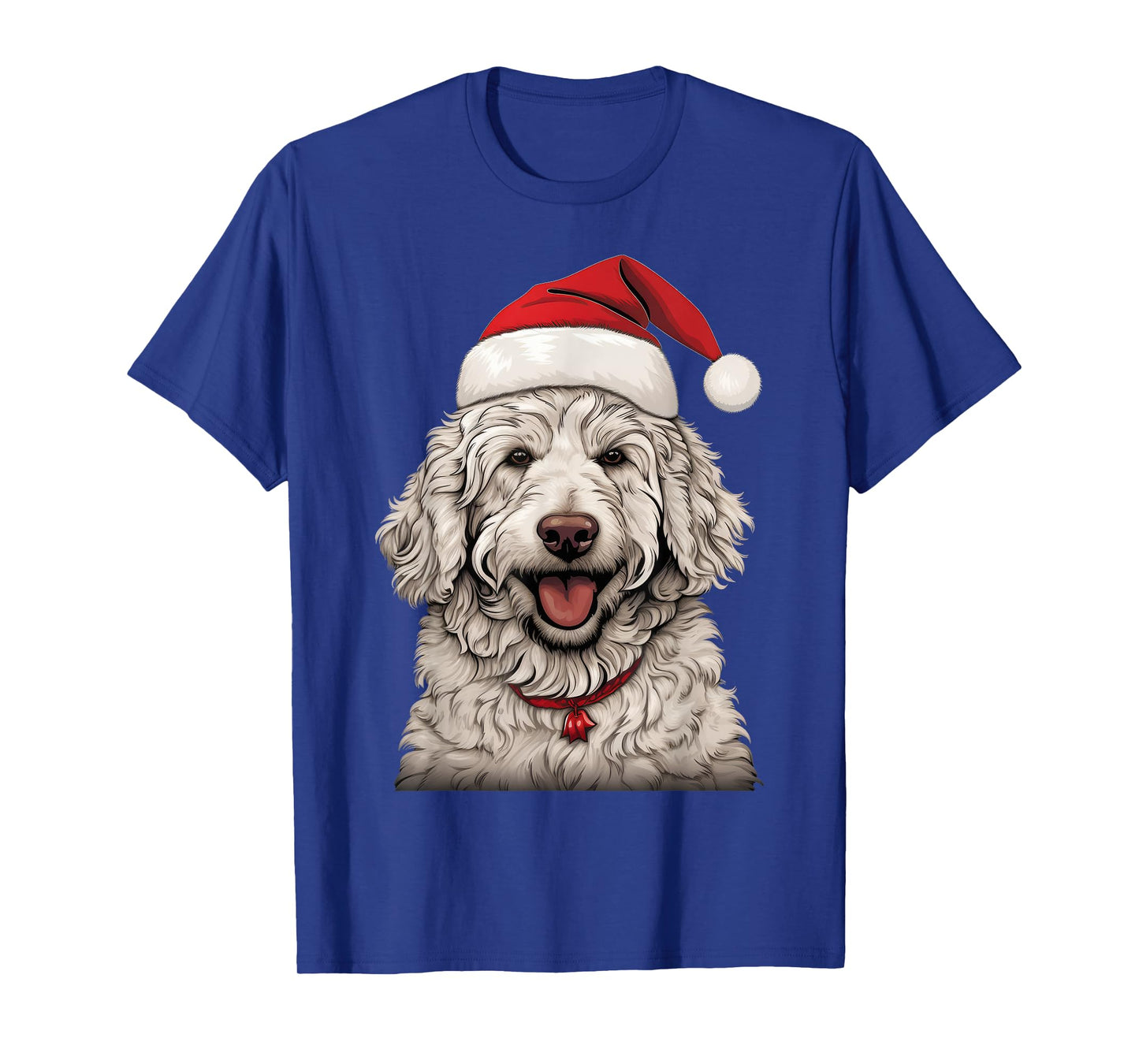 Goldendoodle Santa Claus Hat Christmas Party Xmas Pajama T-Shirt