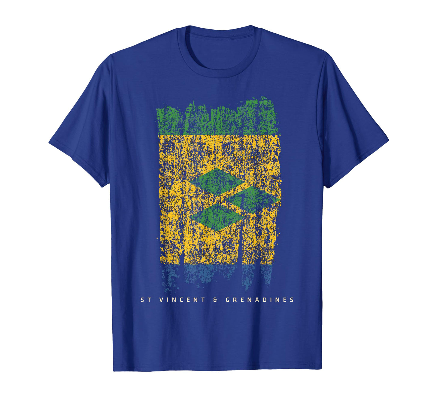 Vintage St. Vincent & Grenadines Flag Retro Saint Vincentian T-Shirt