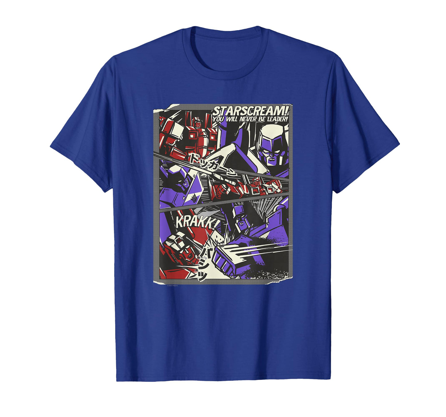 Transformers Starscream Will Never Be Leader Japanese Comic T-Shirt
