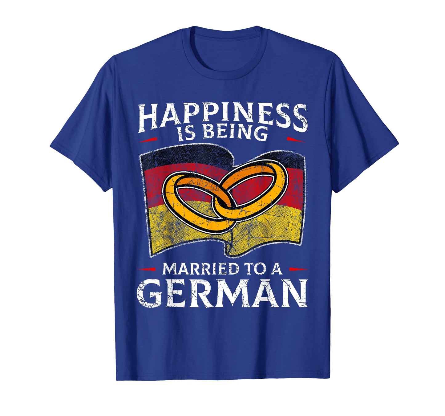 German Shirt Germany Flag Wedding Ring Marriage T-Shirt