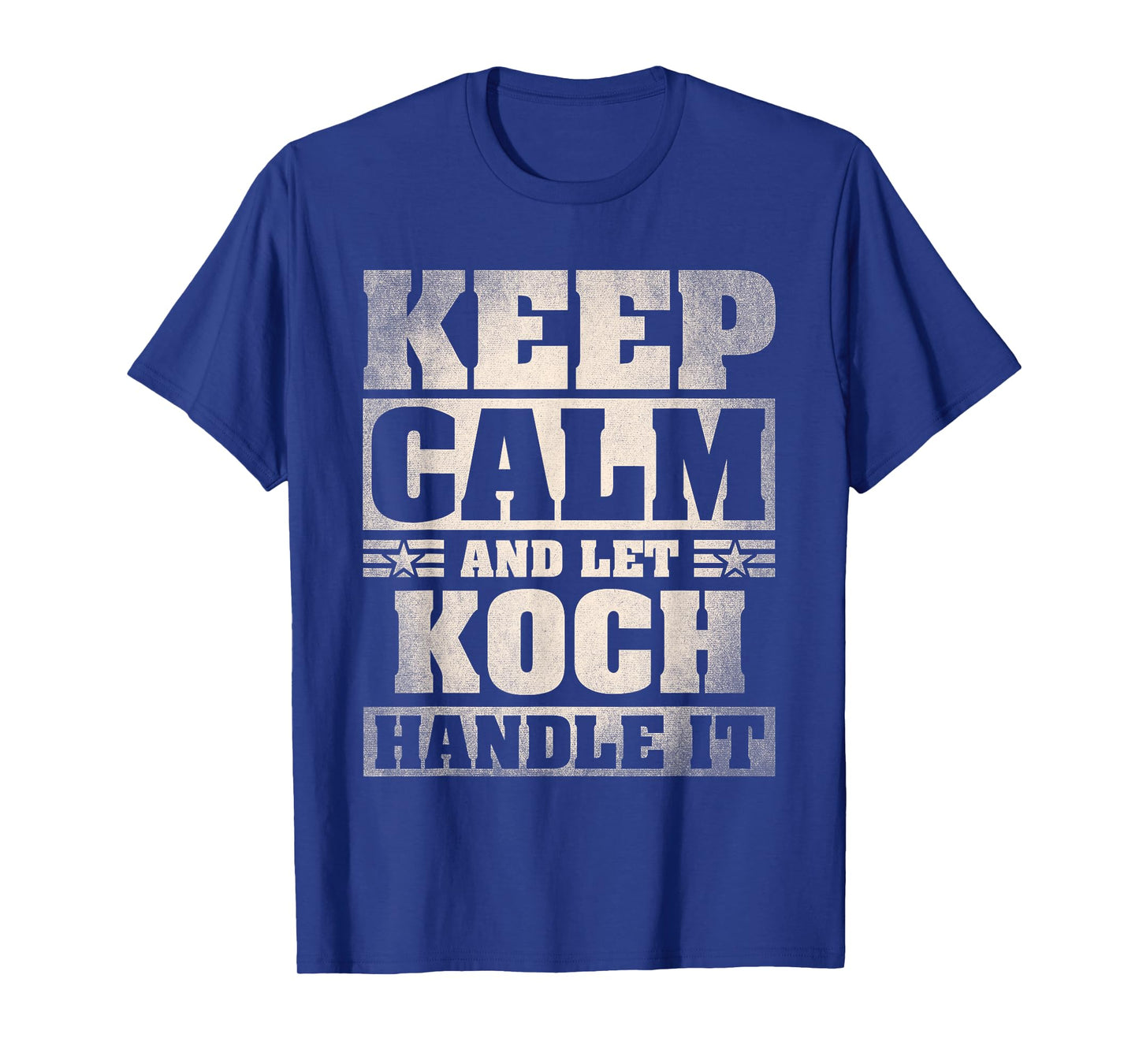 KOCH Name Shirt Personalized KOCH Last Name T-Shirt