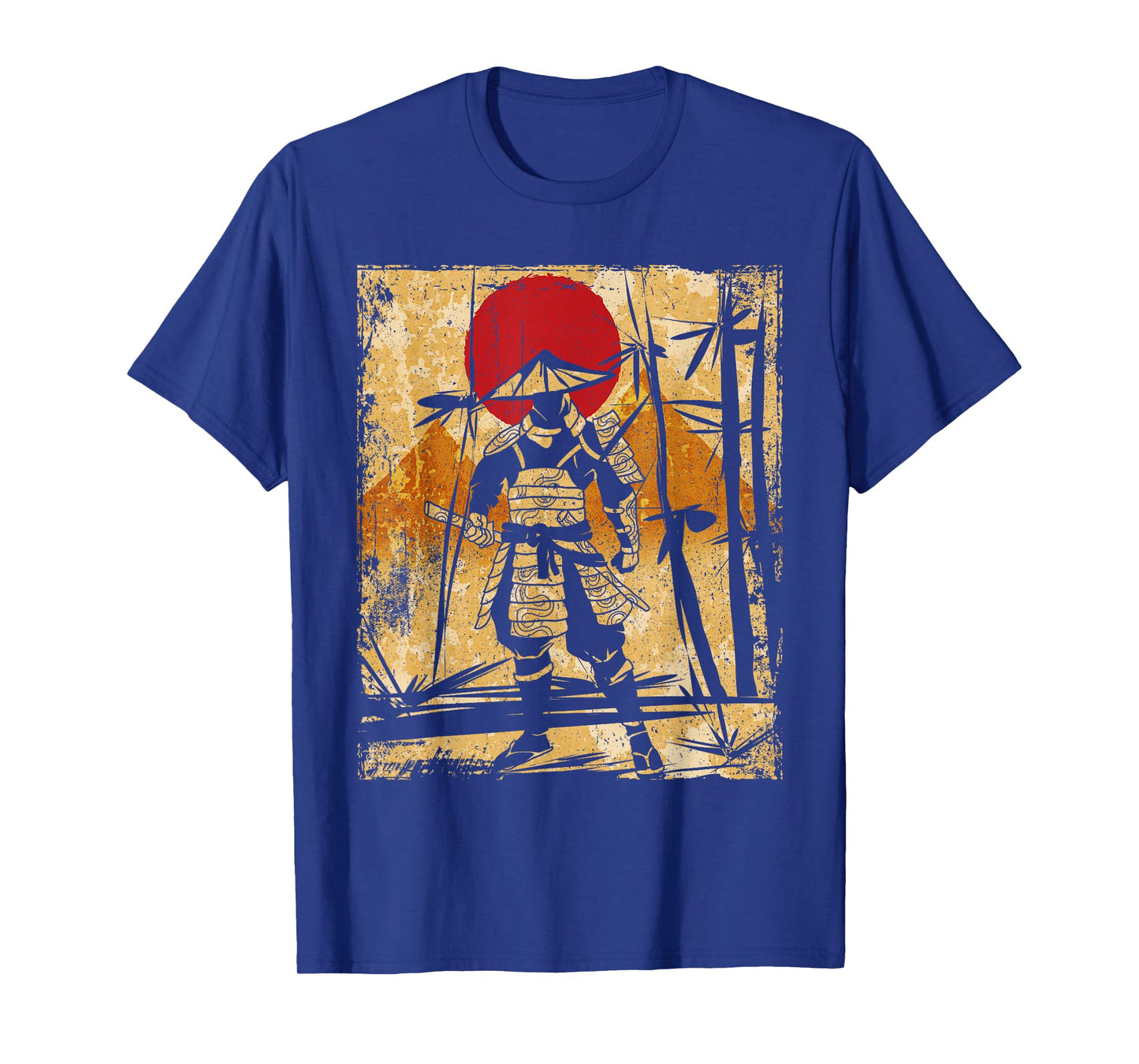 Samurai Japanese Art Vintage Fighter Retro T-Shirt