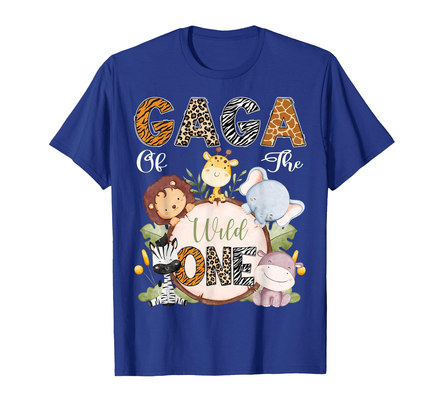 Gaga Of The Wild One 1St Birthday Safari Woodland T-Shirt