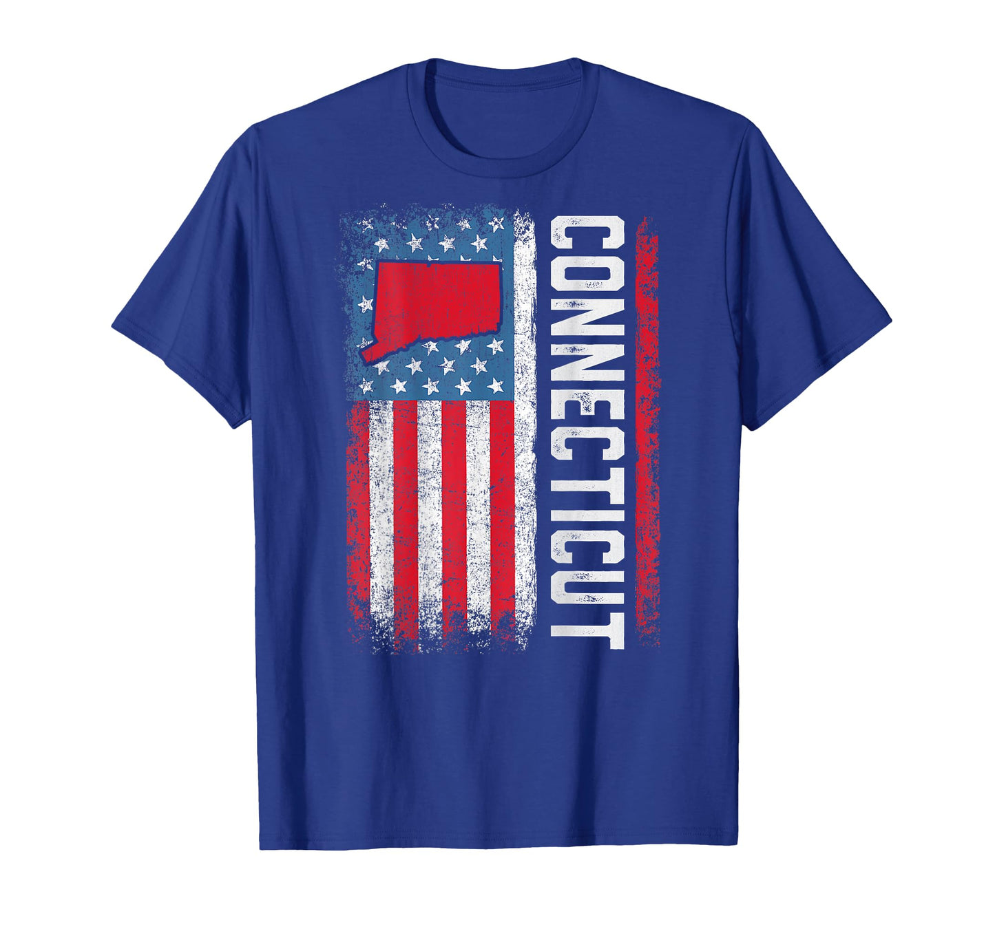 Vintage Connecticut State USA Flag Shirt Connecticut (On T-Shirt
