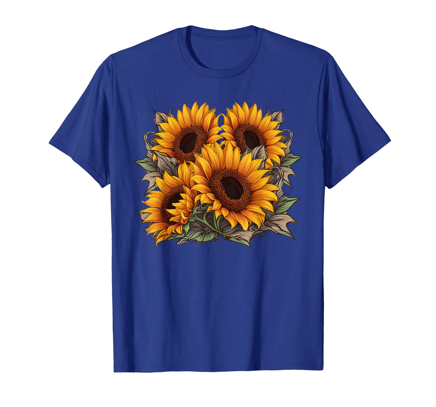 Vintage Sunflower Graphic T-Shirt