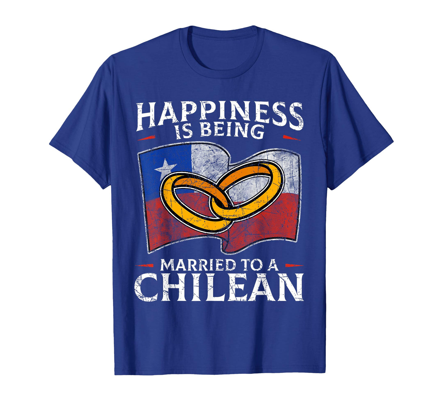 Chilean Marriage Chile Married Flag Wedded Culture T-Shirt