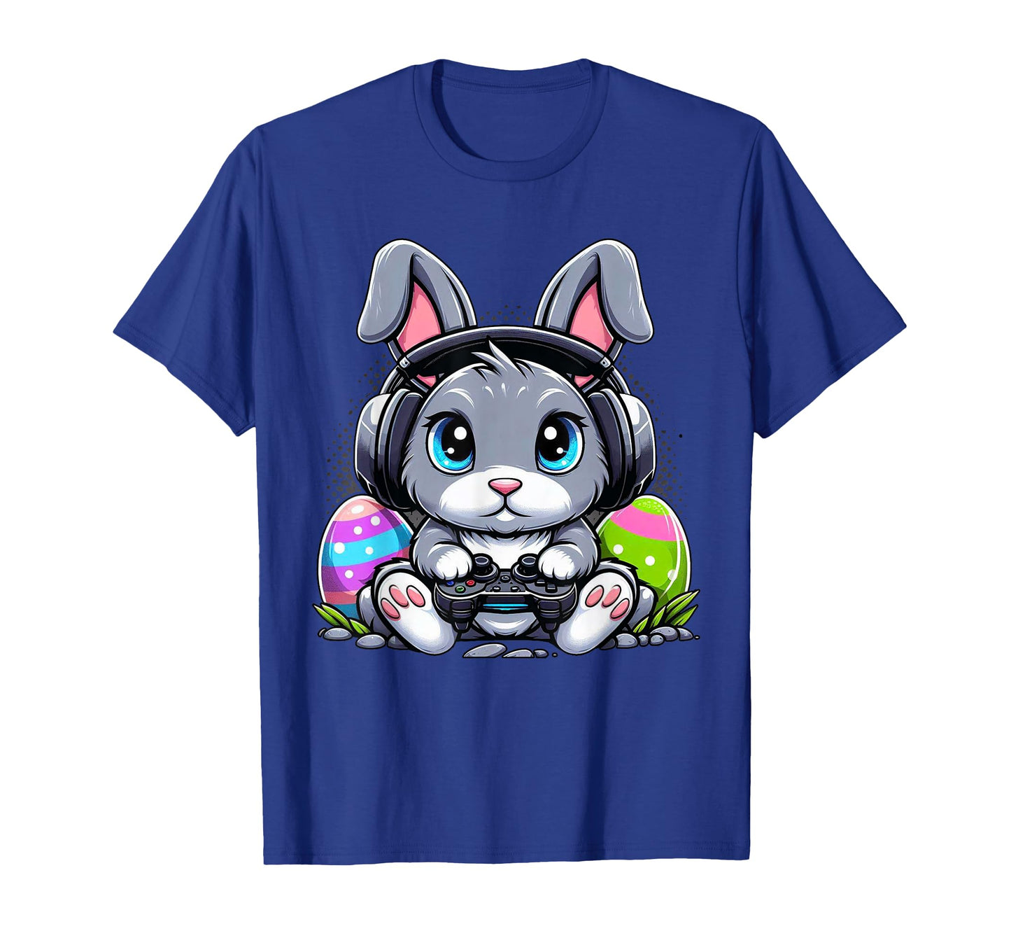 Gamer Happy Easter Day Bunny Egg Funny Boys Girls Kids Gamer T-Shirt