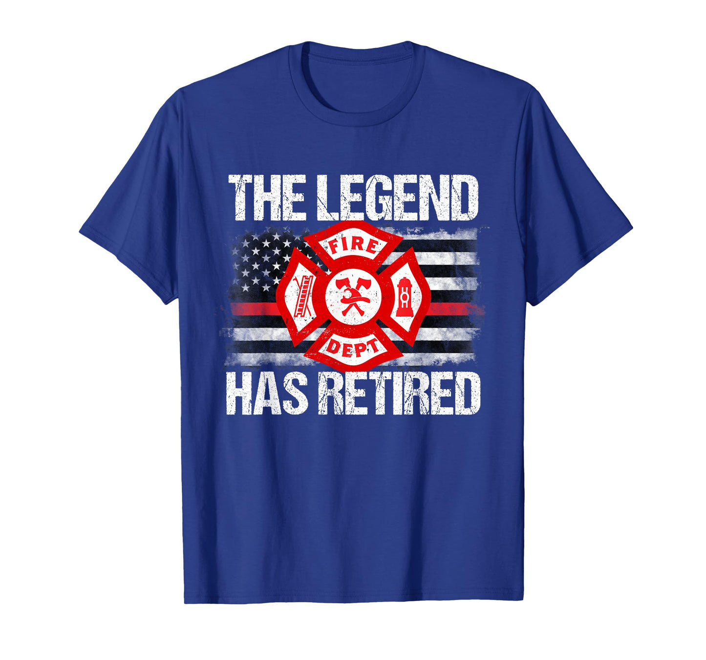 The Legend Has Retired Firefighter Retirement Party Gift T-Shirt
