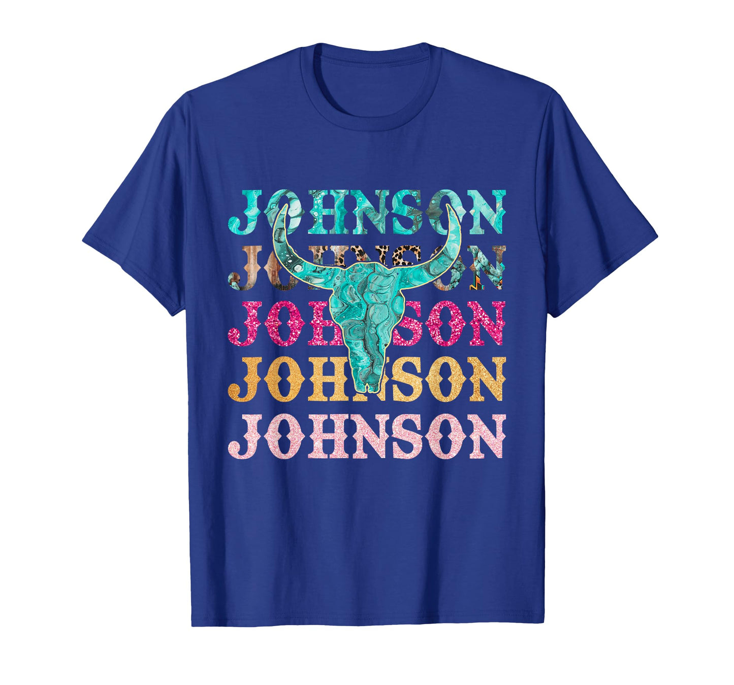 Retro Cojo Johnson Bull Skull Music Country 70s Cowboys Boot T-Shirt