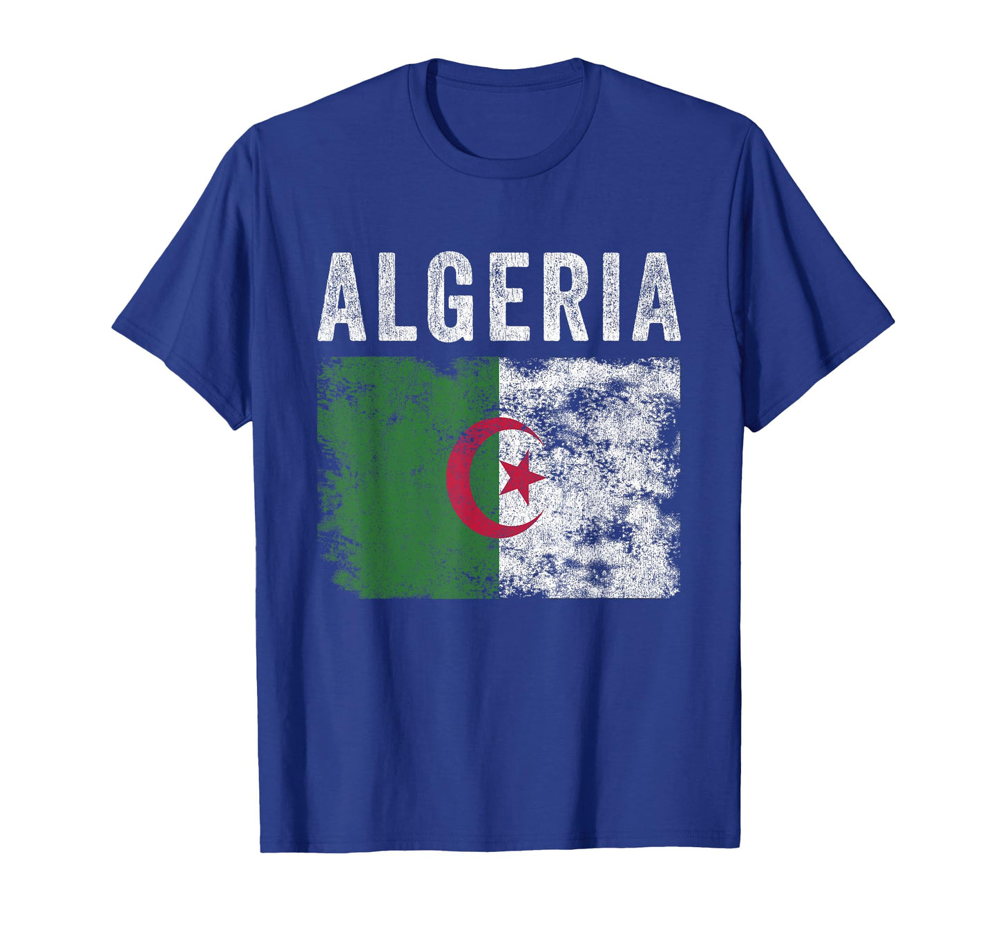Algeria Flag Distressed - Men Women Kids - Algerian Flag T-Shirt