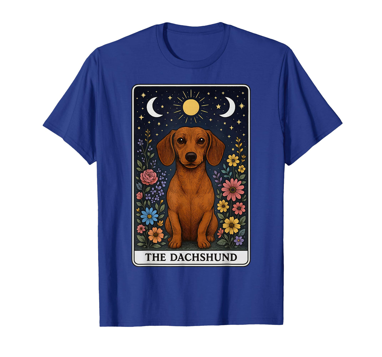 The Dachshund Tarot Card T-Shirt