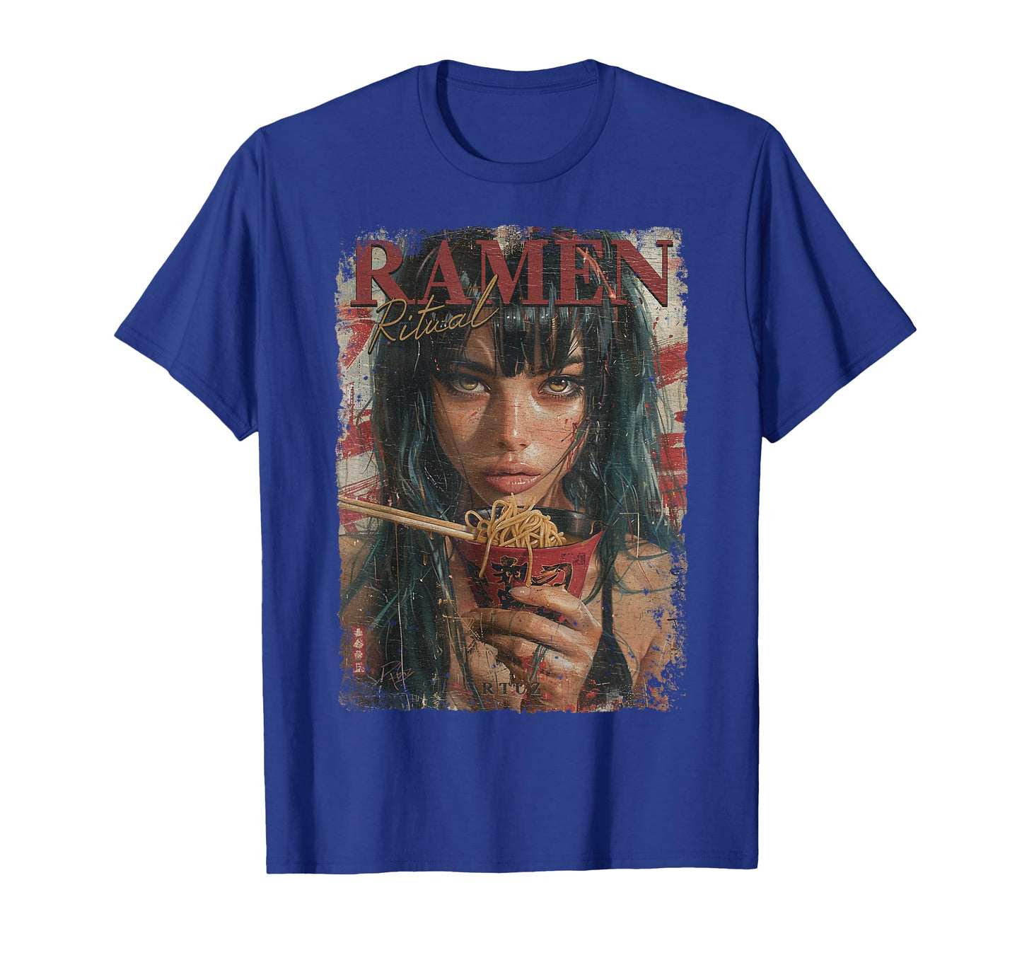 Japanese Ramen Noodles Otaku Y2K Fashion Kawaii Manga Anime T-Shirt