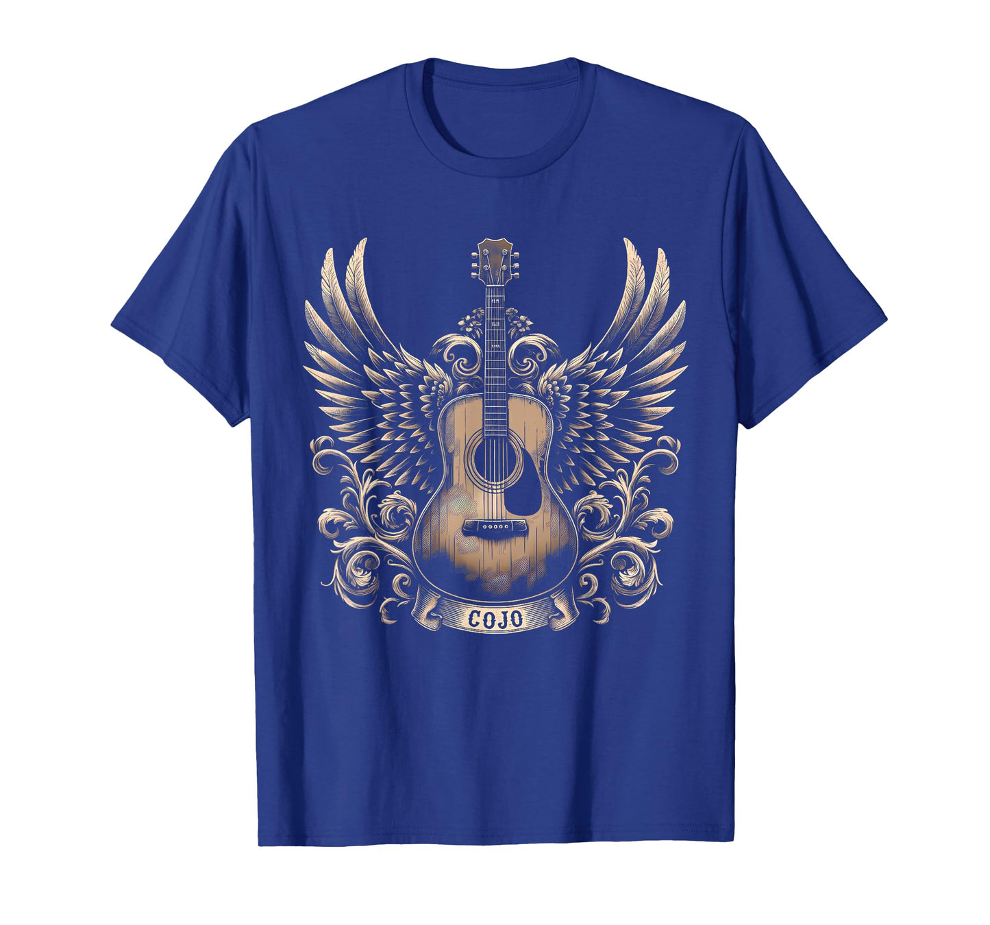 Distressed Cojo Name & Guitar Country Music Retro Outlaw T-Shirt