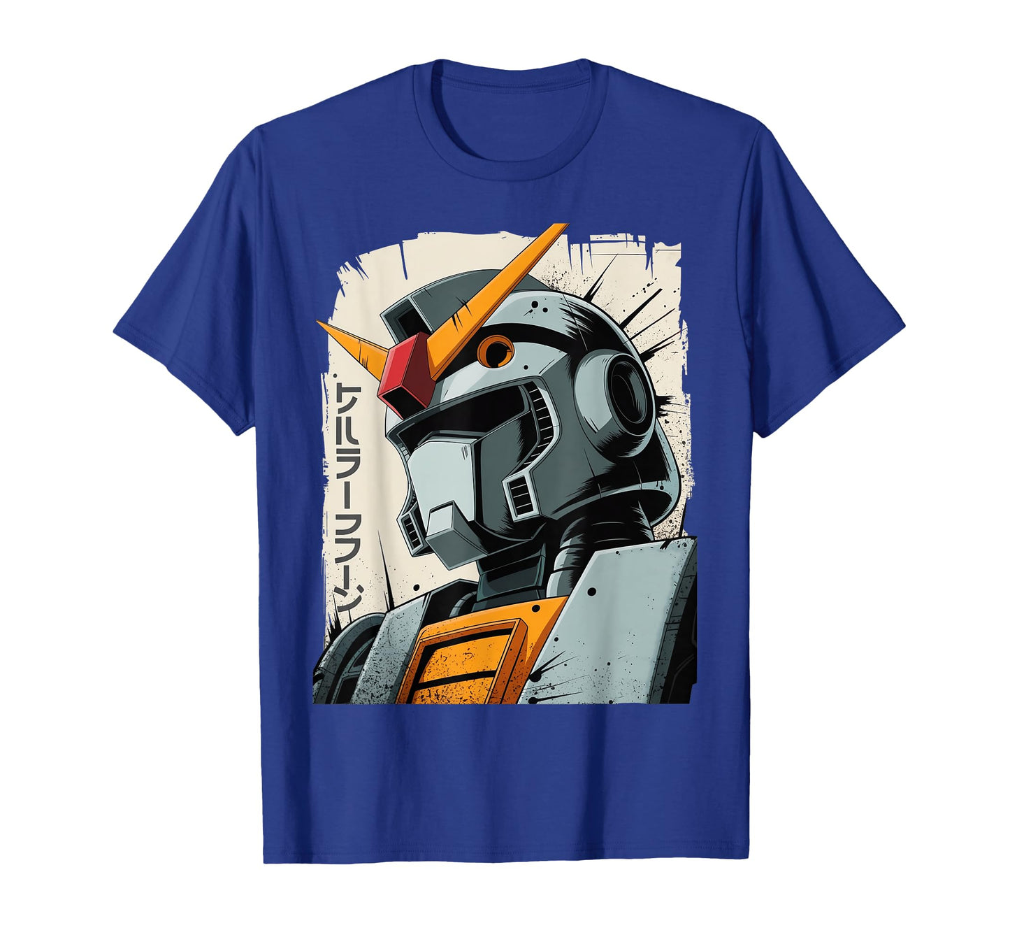 Vintage Japanese Mecha Robot Anime Manga Ukiyo-e Art Graphic T-Shirt