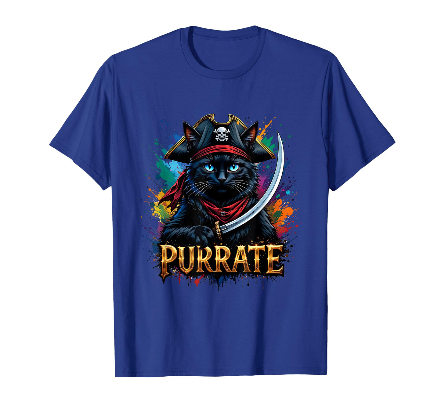 Cat Purrate Cat Kitty Lover Adventure Memes Cat Pirates T-Shirt