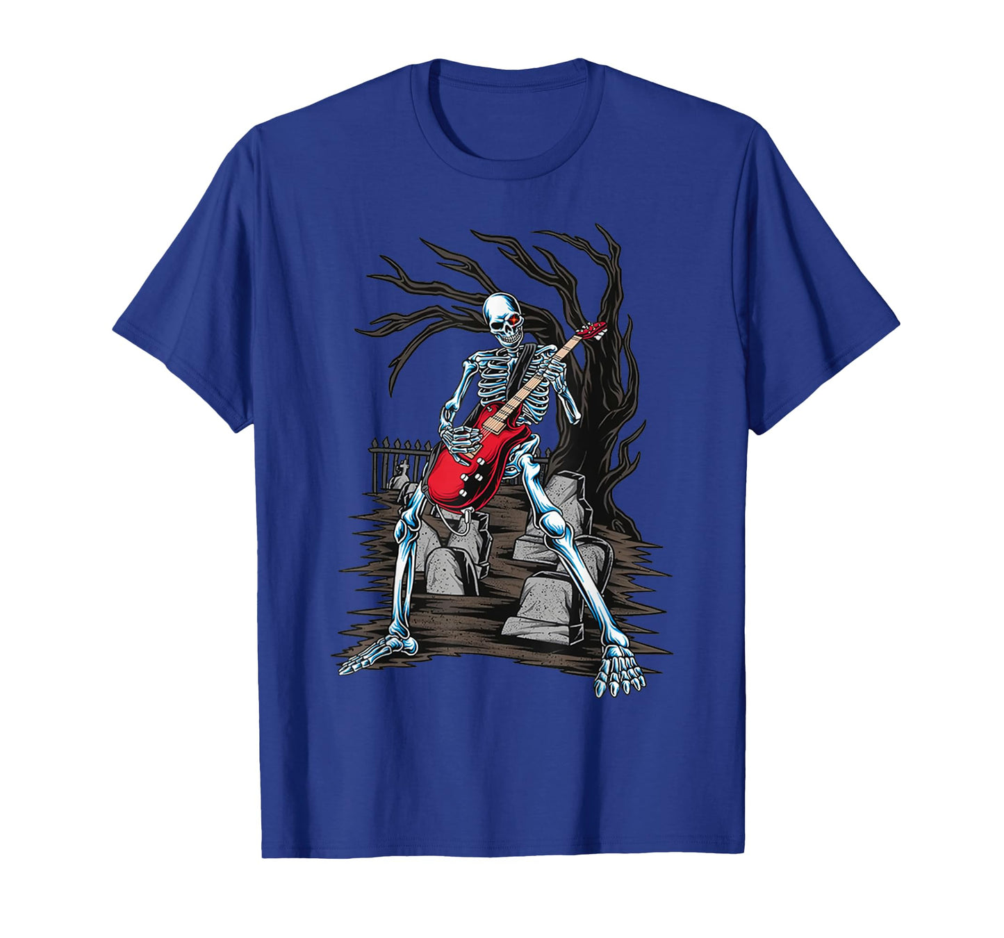 Skeleton Playing Guitar T-Shirt