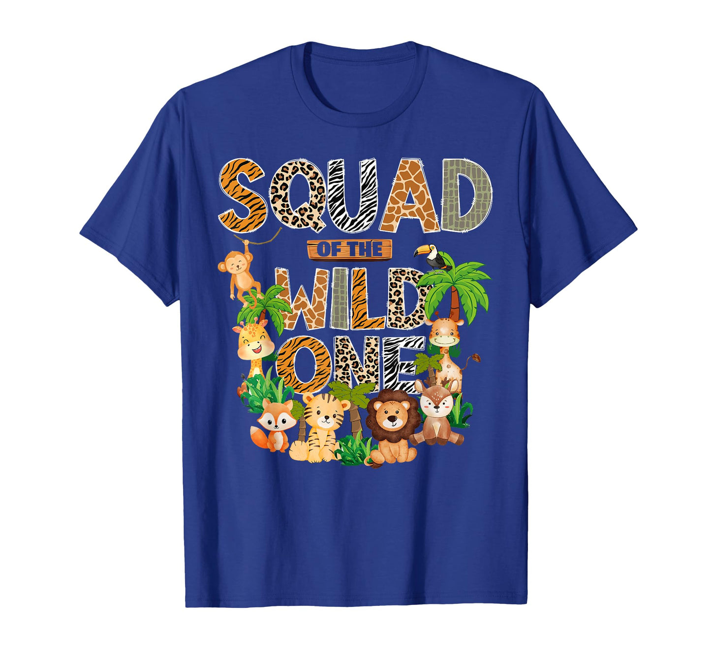 Squad Of The Wild One Safari Jungle 1St Birthday Party T-Shirt