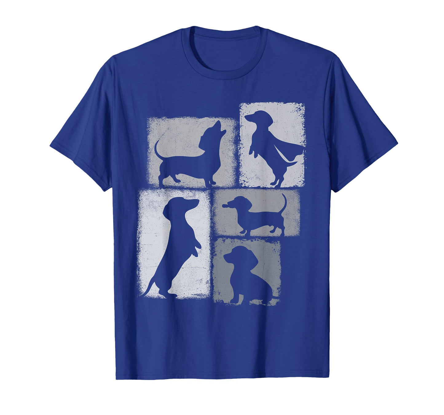 Weenie Vintage Collage Dachshund Dad Mom God Lover T-Shirt