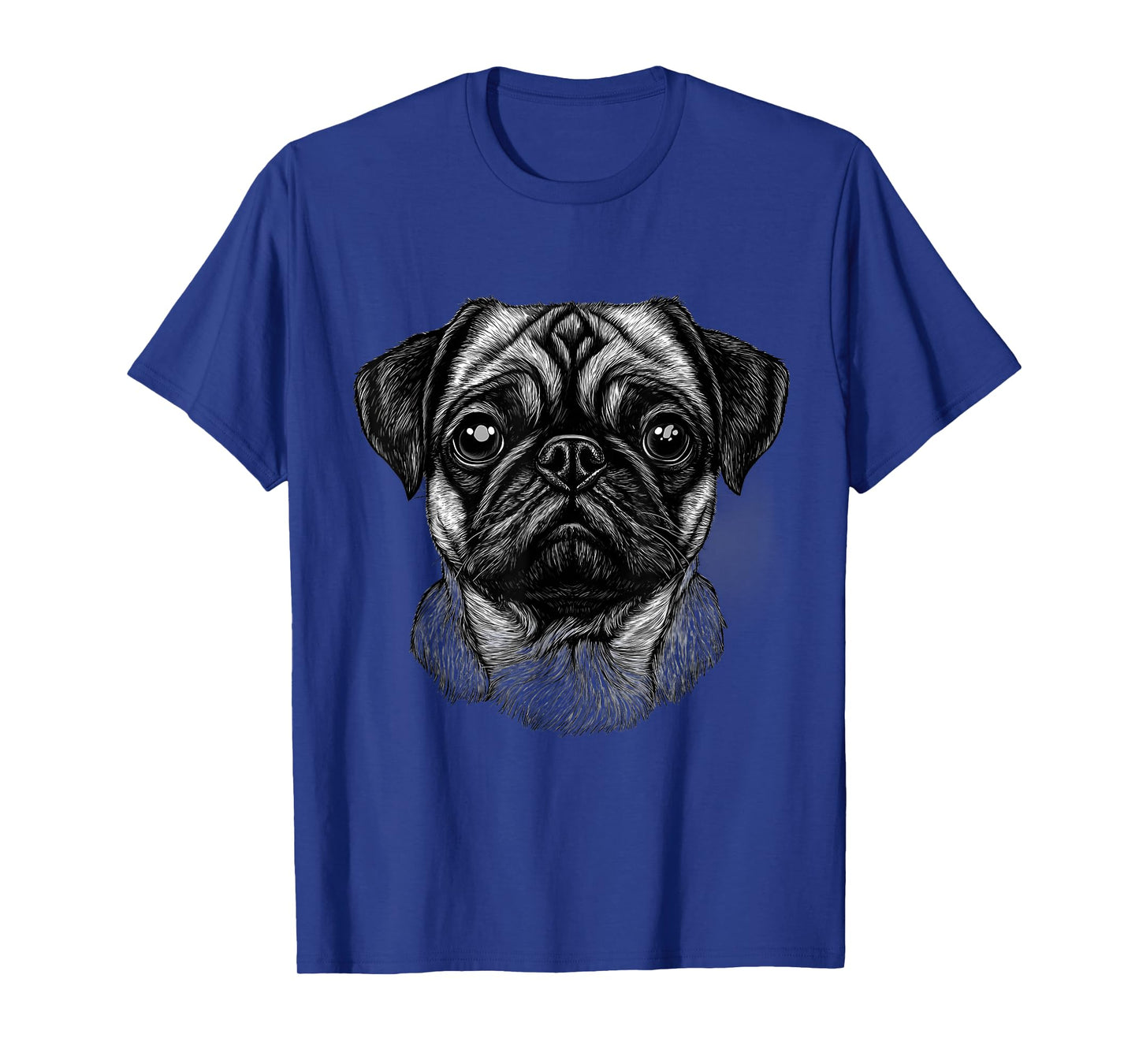 Cute Pug Owner Pug Lover Colorful Portrait Dog Pug T-Shirt