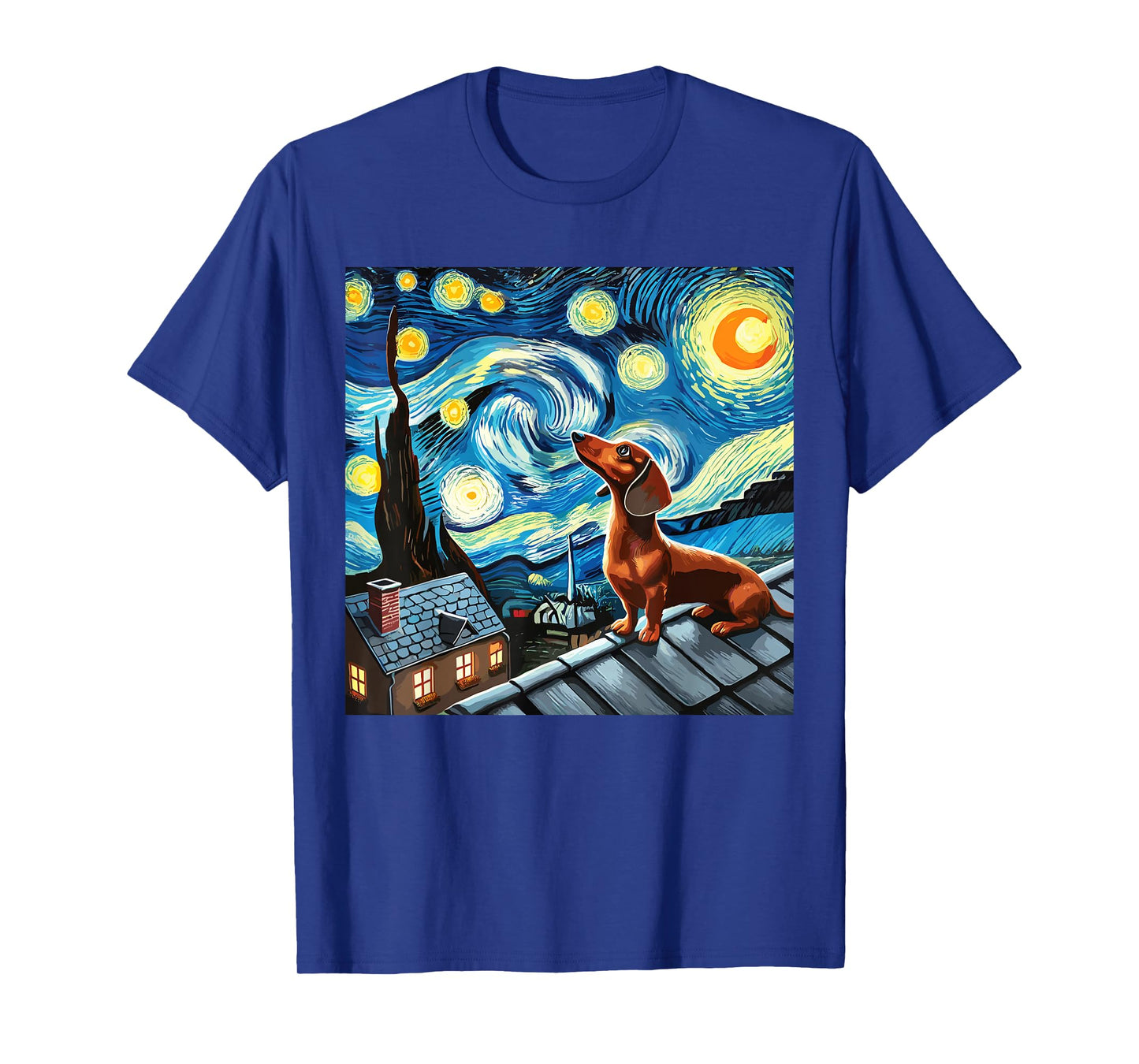 Dachshund Starry Night Sky Dachshund T-Shirt