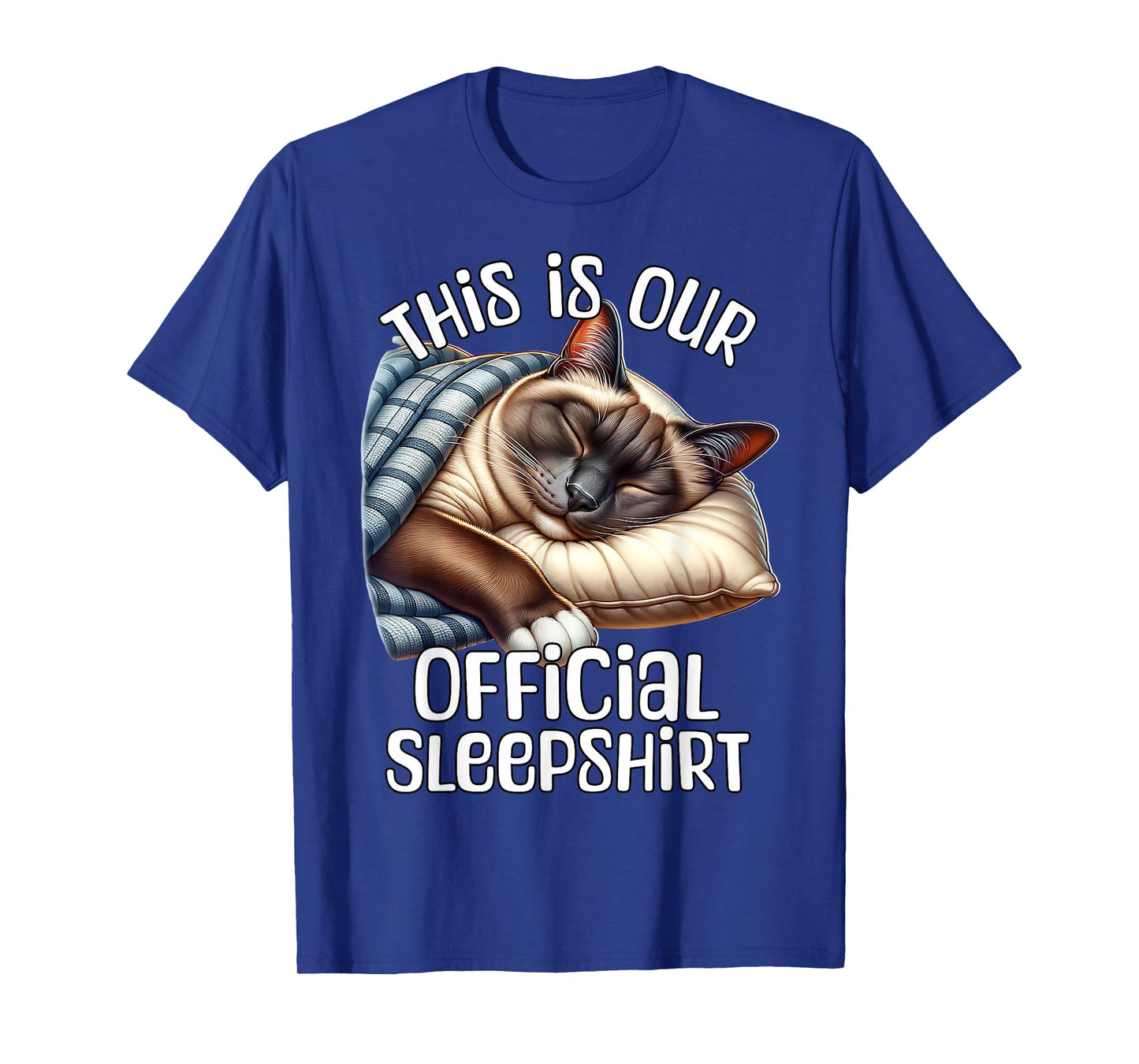 Siamese Cat Pajama For Cat Lover Siamese Cat T-Shirt