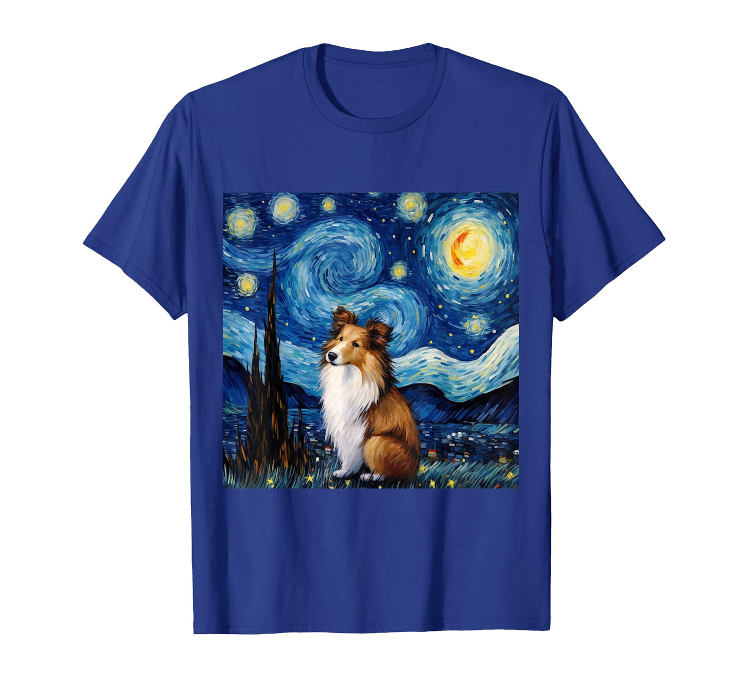 Sheltie Starry Night - Sheltie T-Shirt
