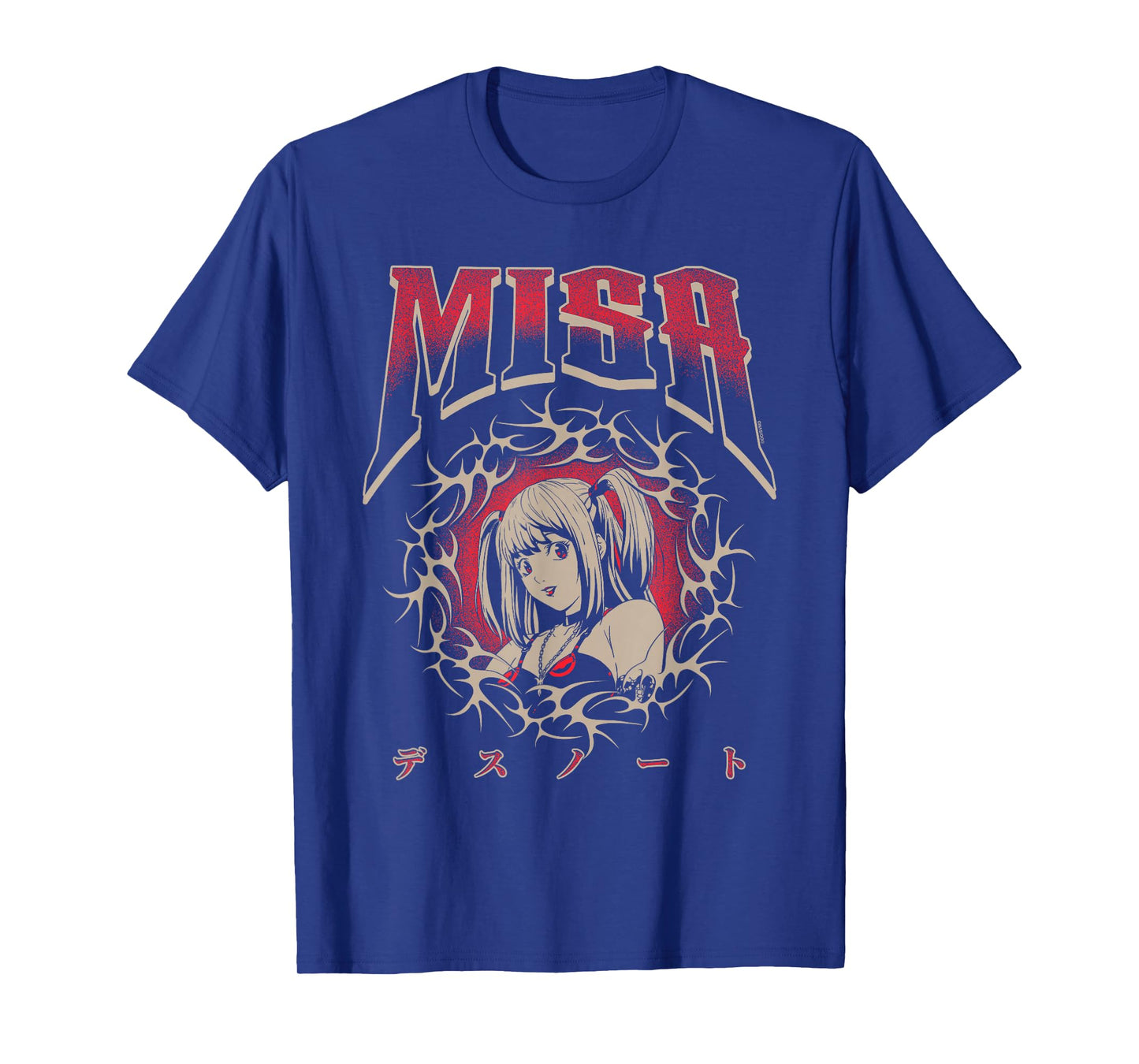 Death Note Misa NuMetal Y2K Cybersigil Portrait Anime T-Shirt