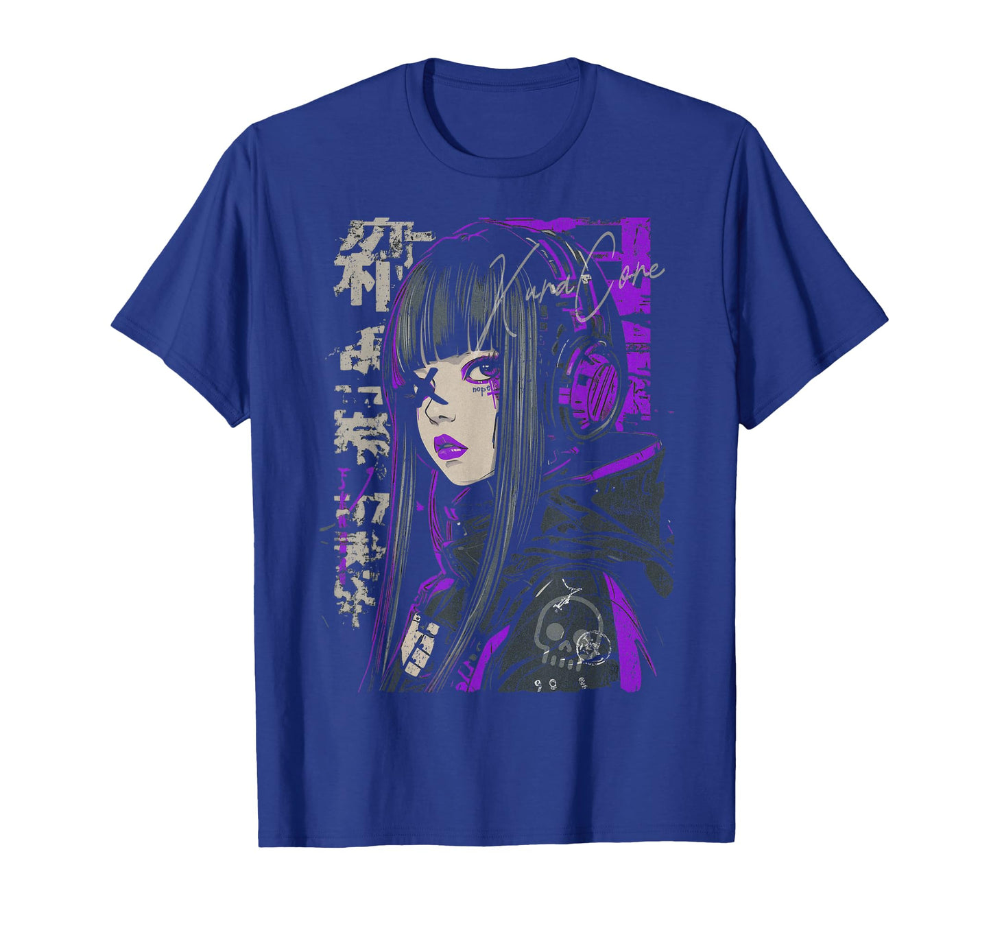 Japanese Streetwear Cyberpunk Y2K Techwear Retro Manga Anime T-Shirt