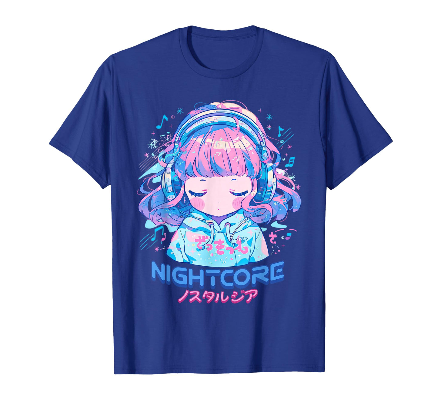 Nightcore Kawaii Chibi Anime Japanese Music Jpop T-Shirt