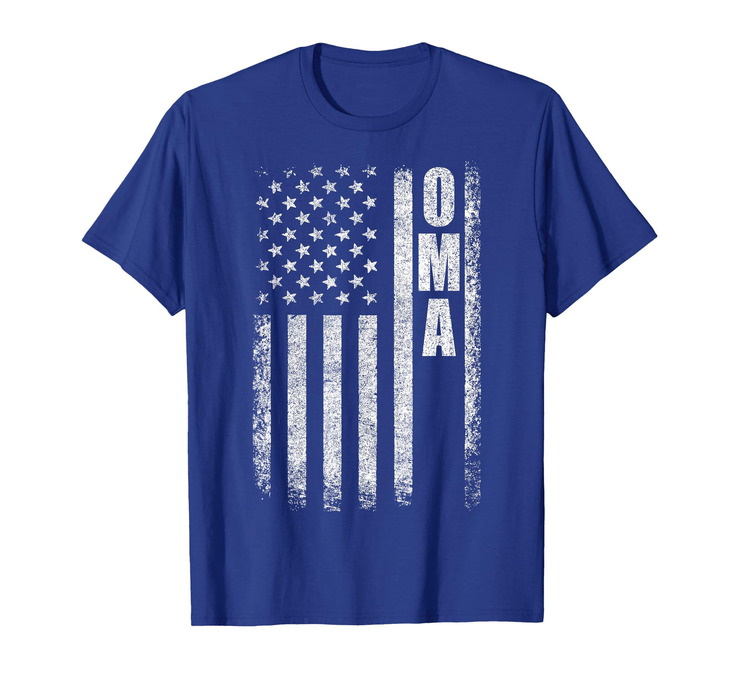 Proud Oma American Flag Mother's Day Patriotic T-Shirt