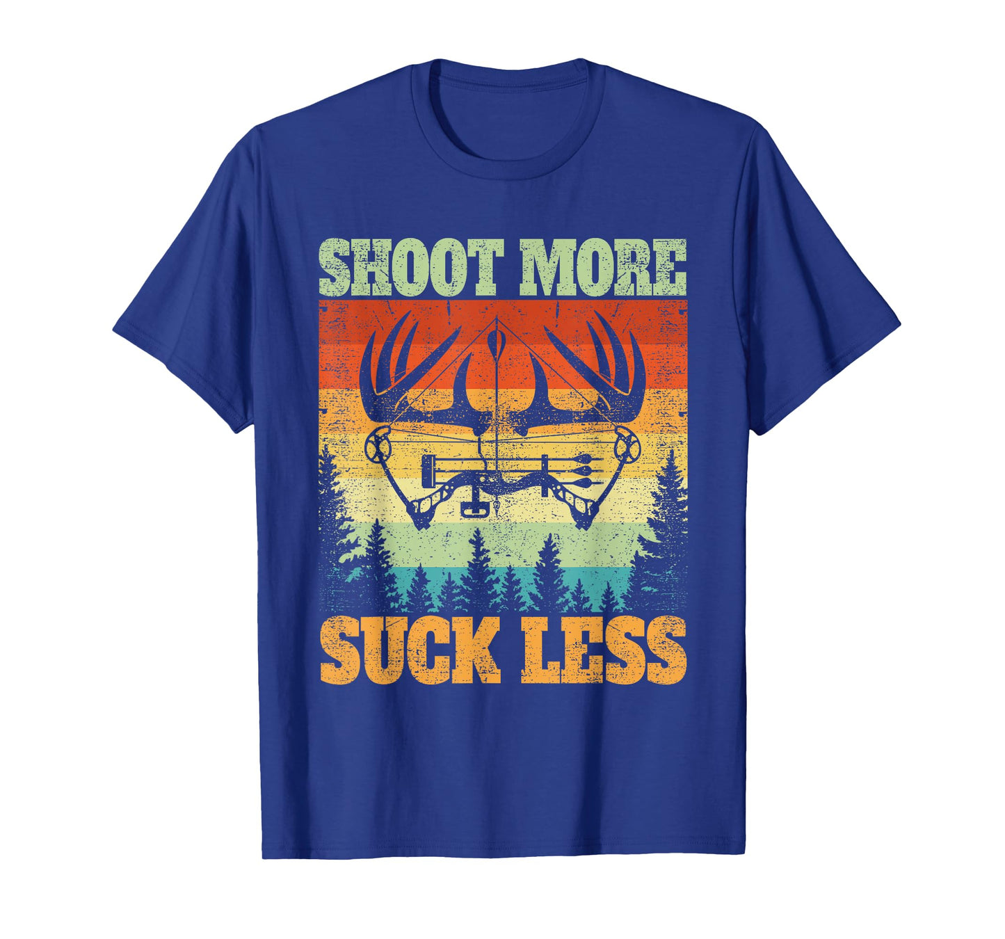 Shoot More Suck Less Funny Hunting Lover Hunter father's day T-Shirt