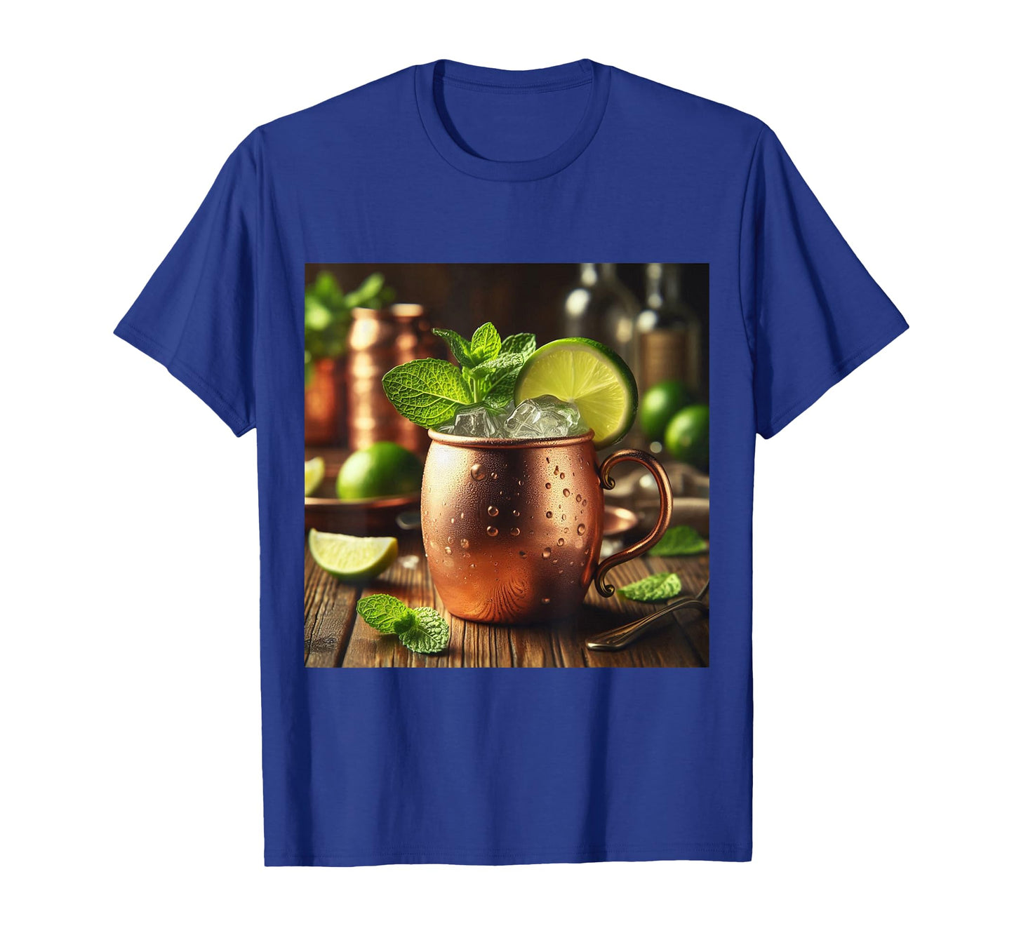 Fun Moscow Mule Cocktail Copper Mug Costume T-Shirt
