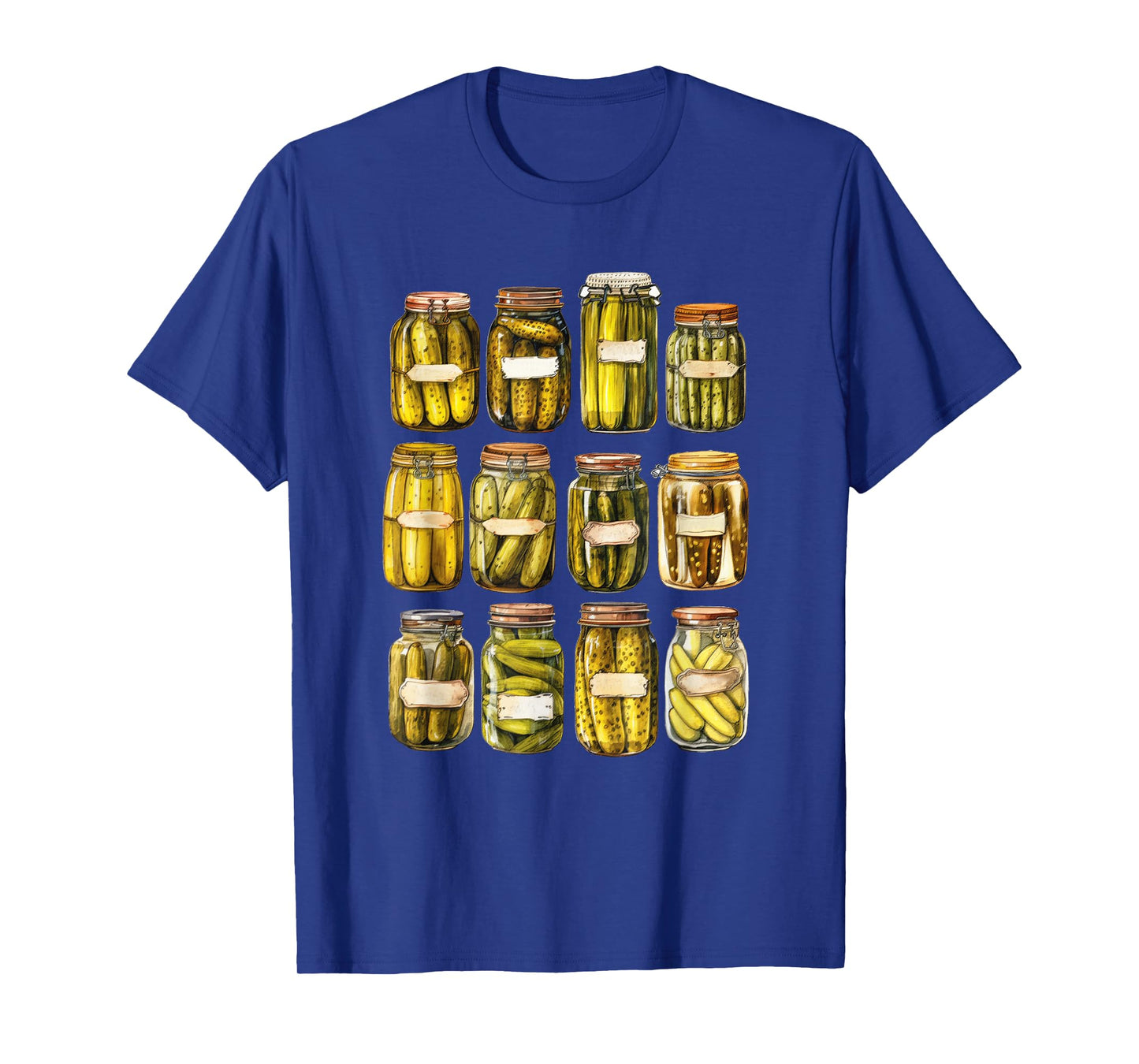 Canned Pickles Lover Vintage Pickle Jar Retro Cucumber Food T-Shirt