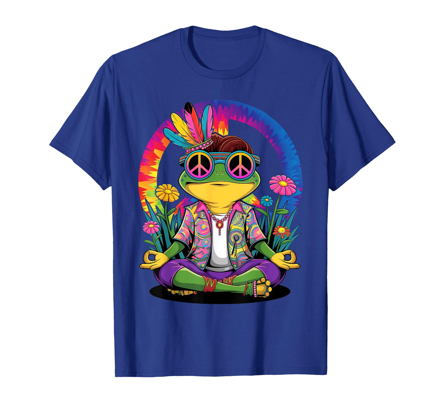Frog Peace Sign Hippie Frog T-Shirt
