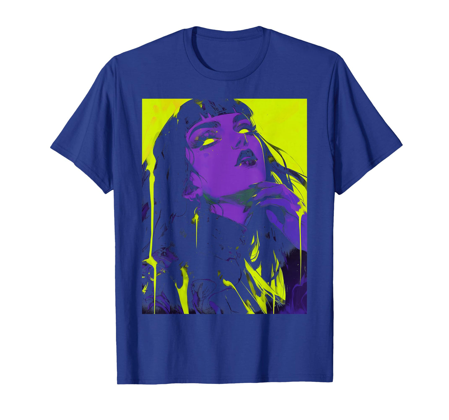Cybergoth Cybercore Grunge Punk Goth Girl Alt Anime Manga T-Shirt