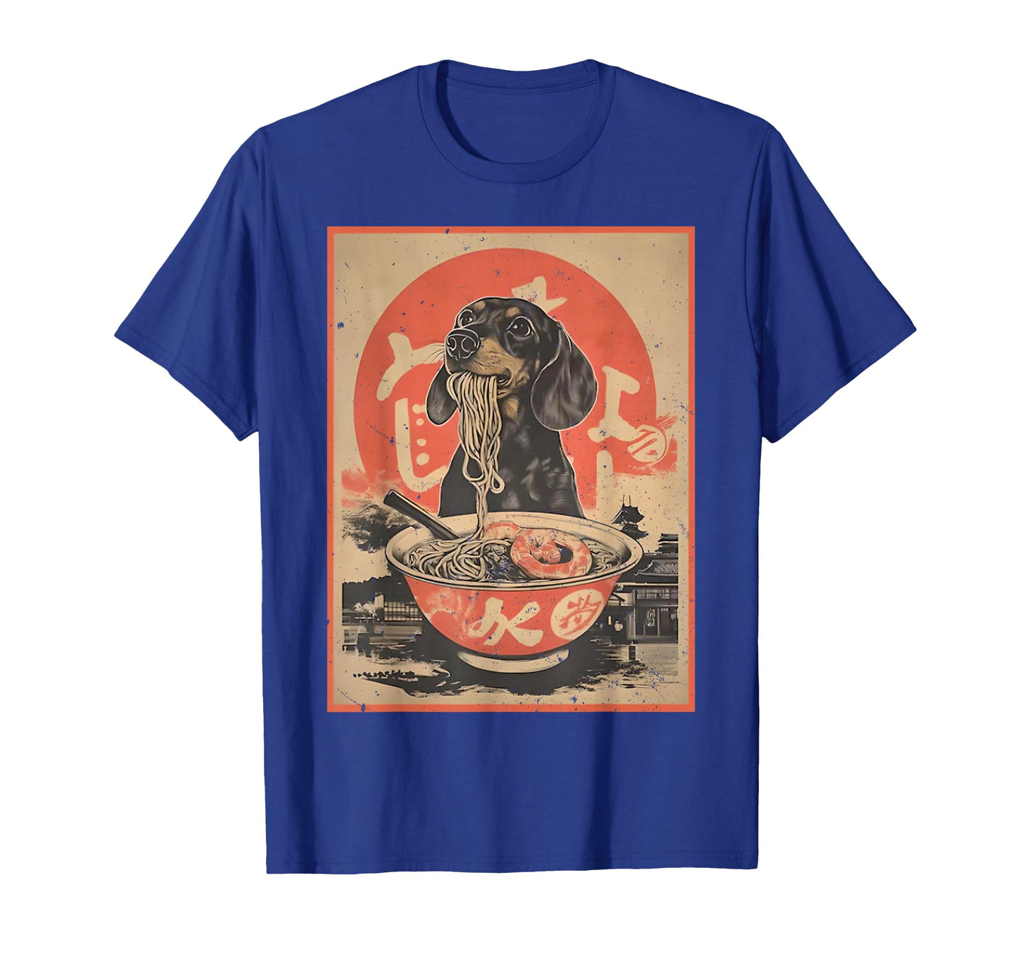 Kawaii Dachshund Ramen Japanese Funny Dogs Lover Humor Gifts T-Shirt