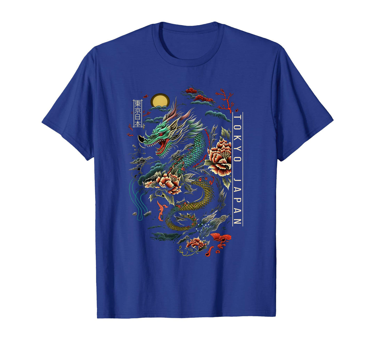 Tokyo Japan Gifts Japanese Dragon Lover Asian Artwork T-Shirt