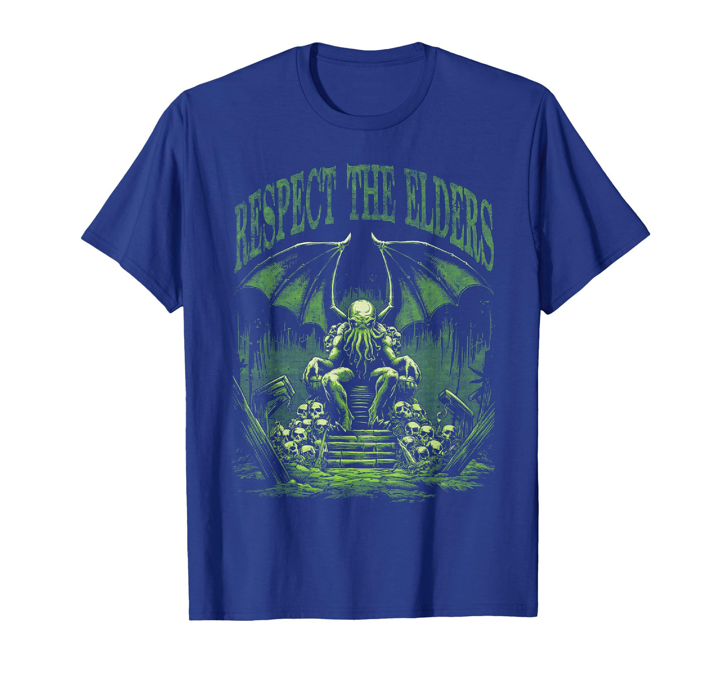 Cthulhu, Respect The Elders, Halftone Gothic Cthulhu T-Shirt