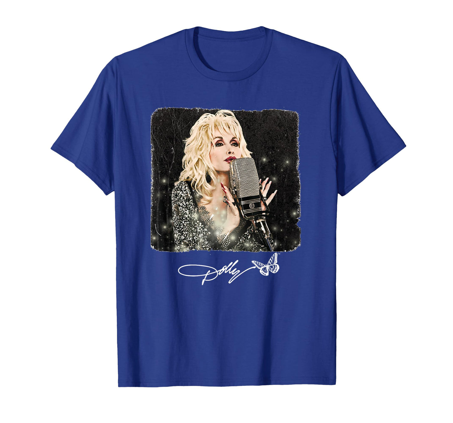 Dolly Parton Unisex Black Crew Neck T-Shirt - Small - Classic Fit - Short Sleeve - Cotton 60% Polyester 40% - Novelty T-Shirt - Women's Casual Shirt