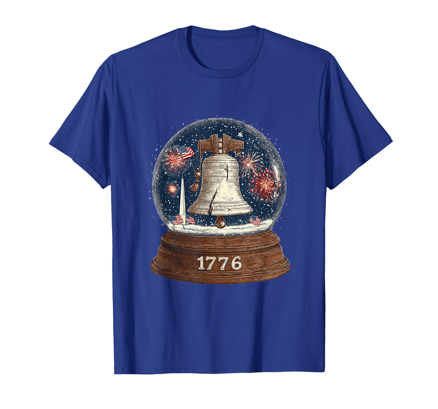 Amazing 1776 Bell in Snow Globe Look T-Shirt