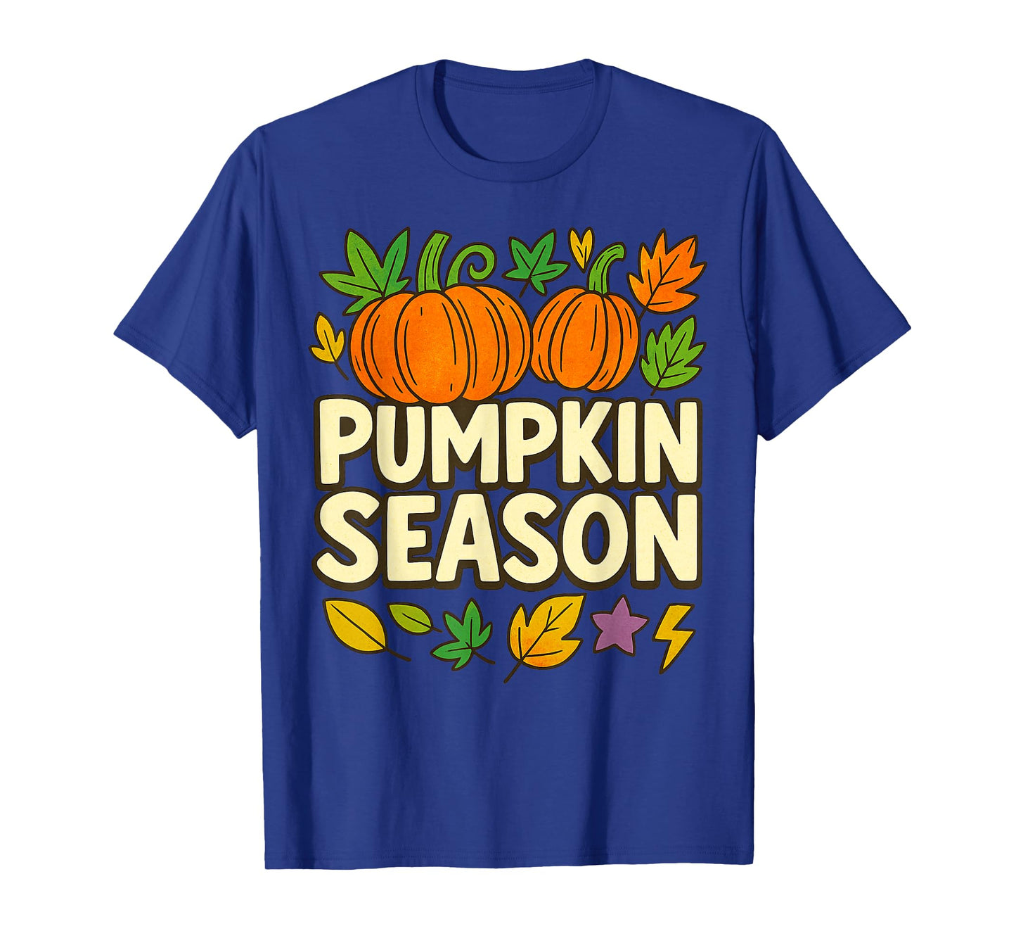 Pumpkin Season Thanksgiving Coquette Bow Autumn Fall Leaves T-Shirt