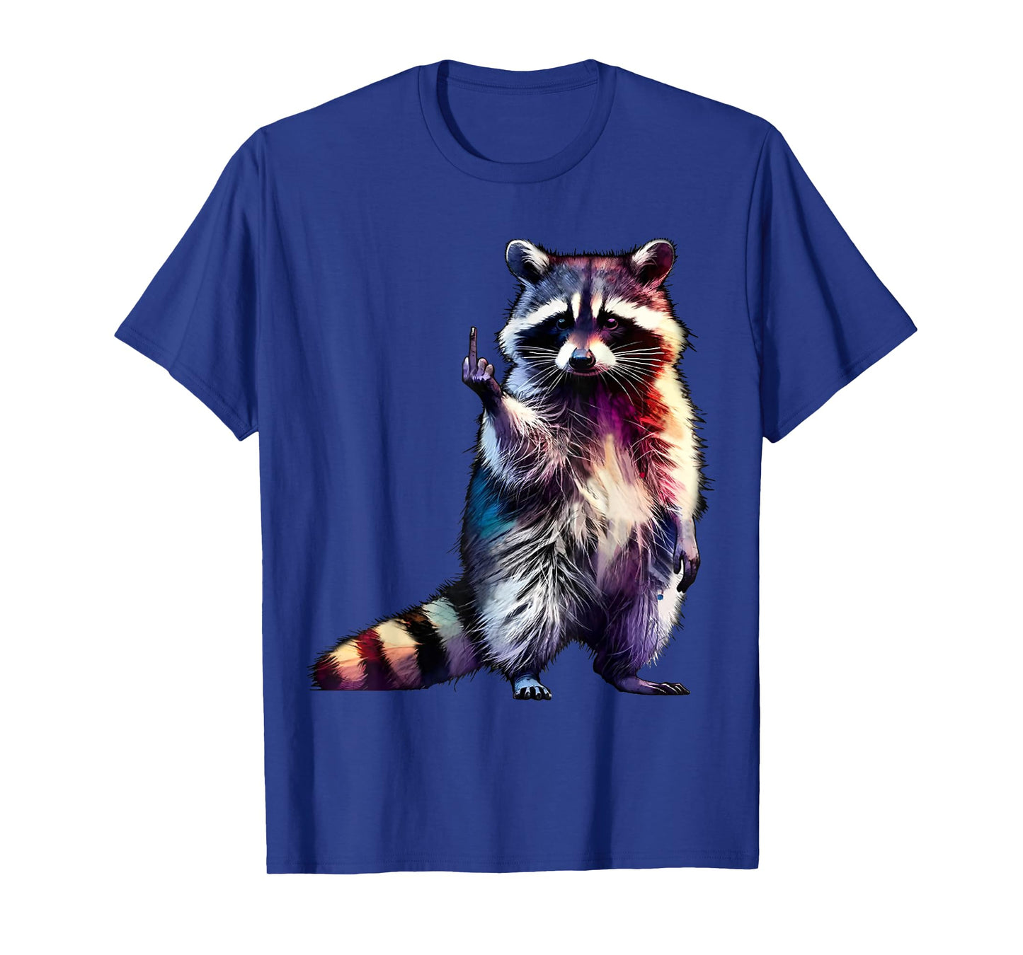 Raccoon Middle Finger Trash Panda Racoon Sarcastic Humor T-Shirt