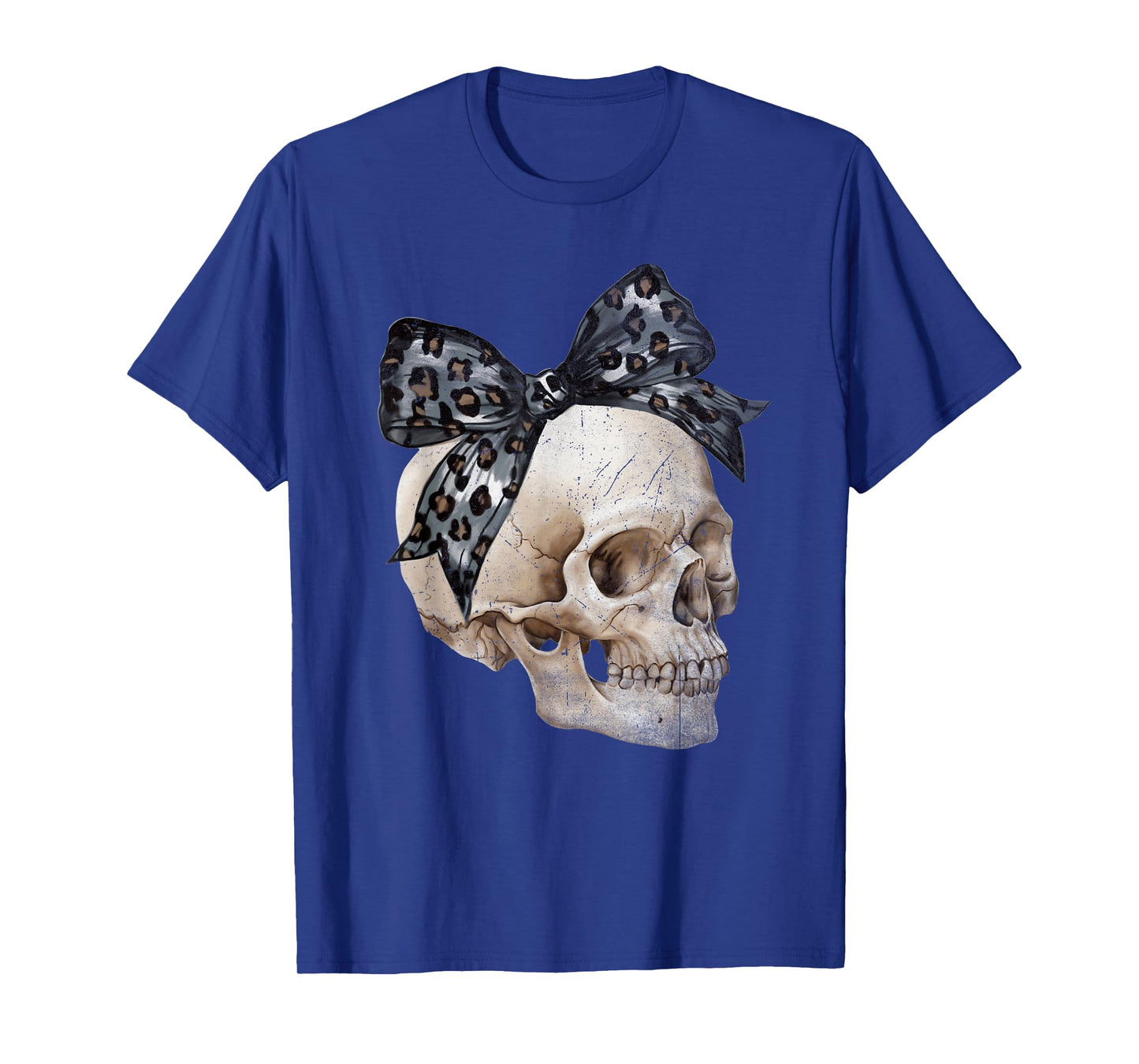 Skull Coquette Bow Halloween Spooky Season Womens Girls Kids T-Shirt