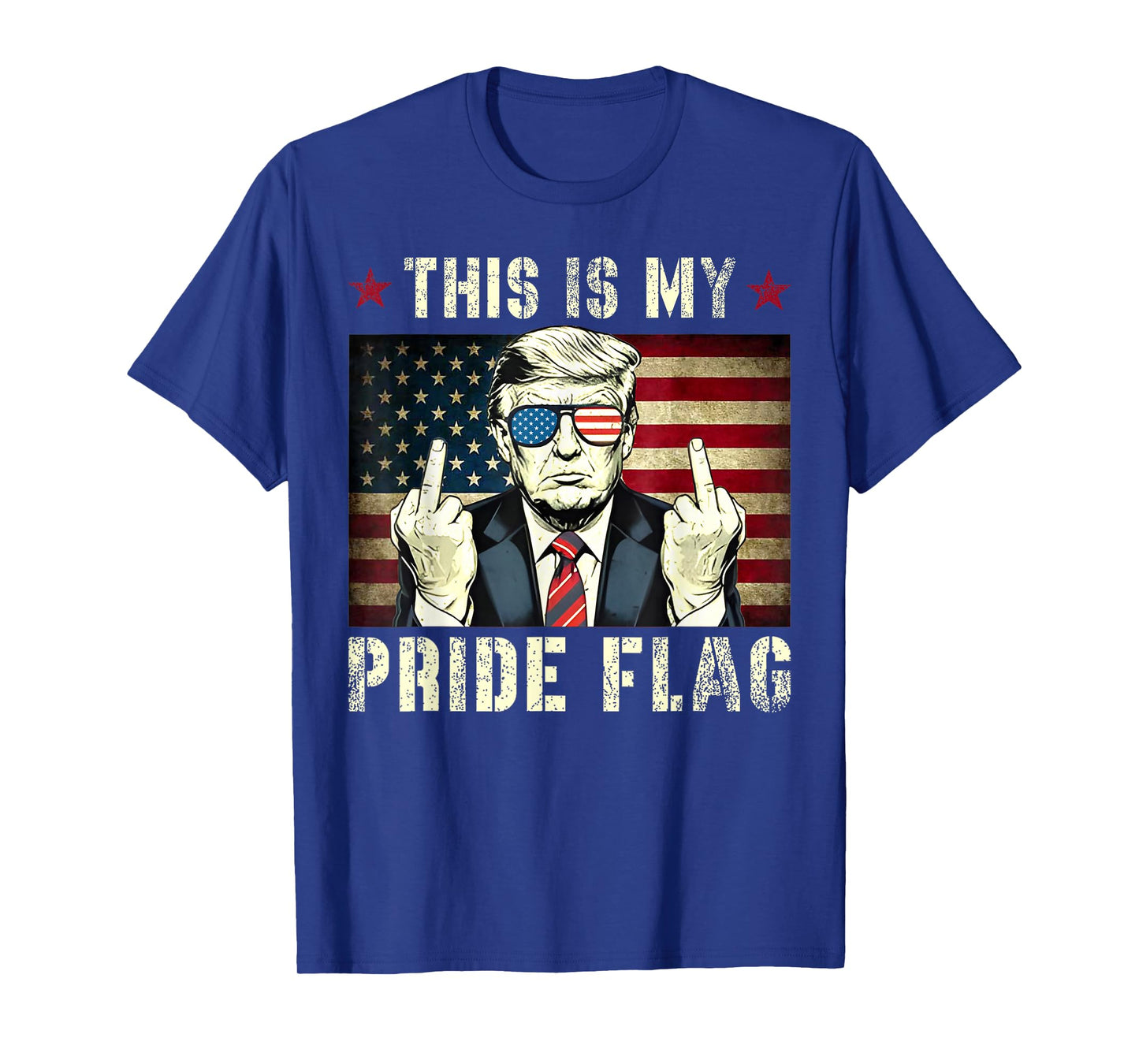 This Is My Pride Flag USA American Patriotic T-Shirt