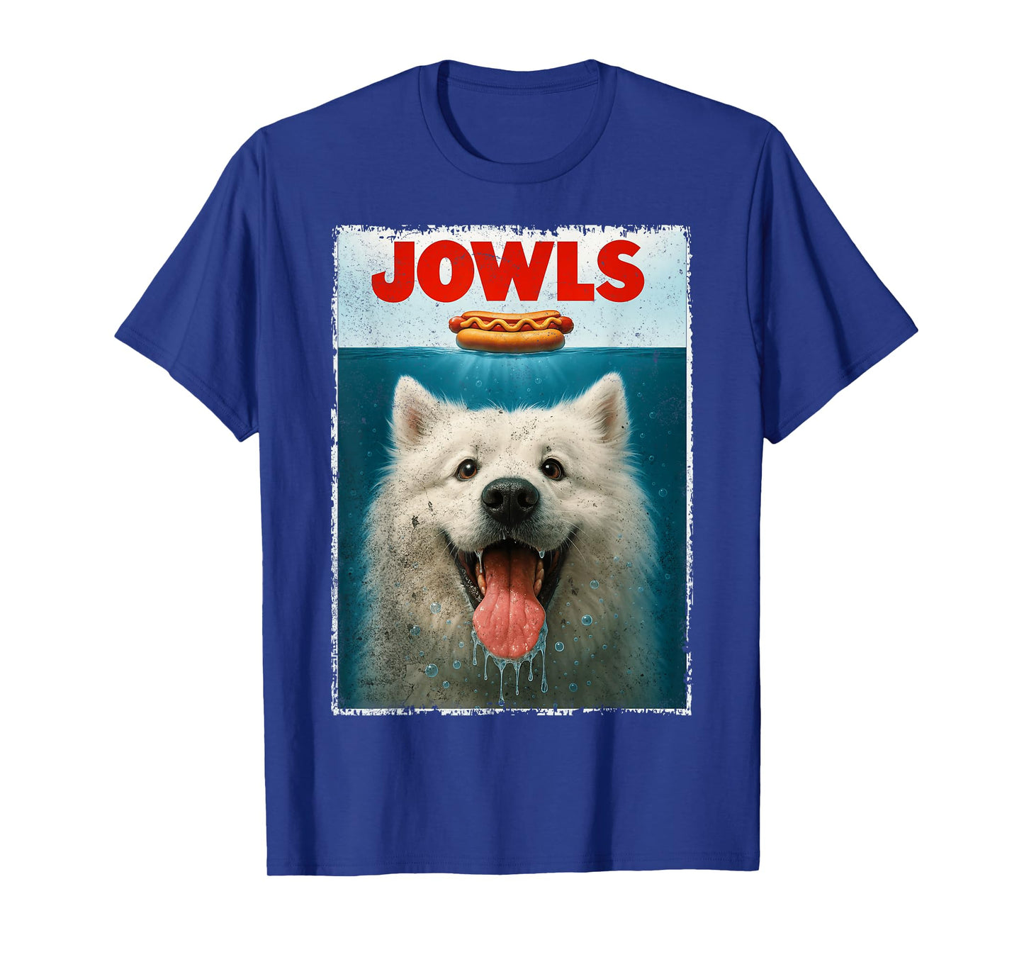Samoyed Jowls Sammy Dog Samoiedskaia Sabaka Dog Dad Dog Mom T-Shirt