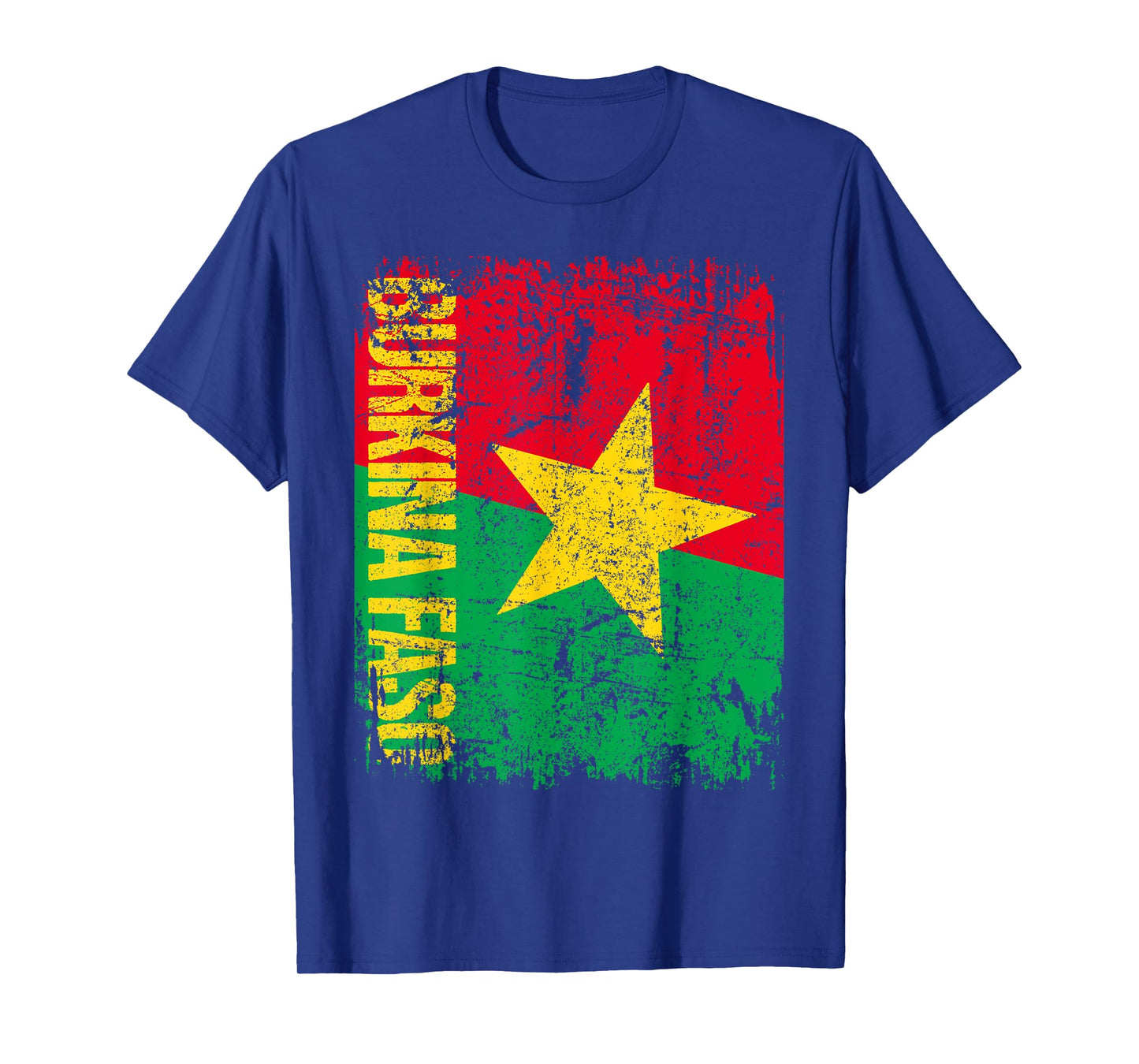 BURKINA FASO Flag Vintage Distressed BURKINA T-Shirt